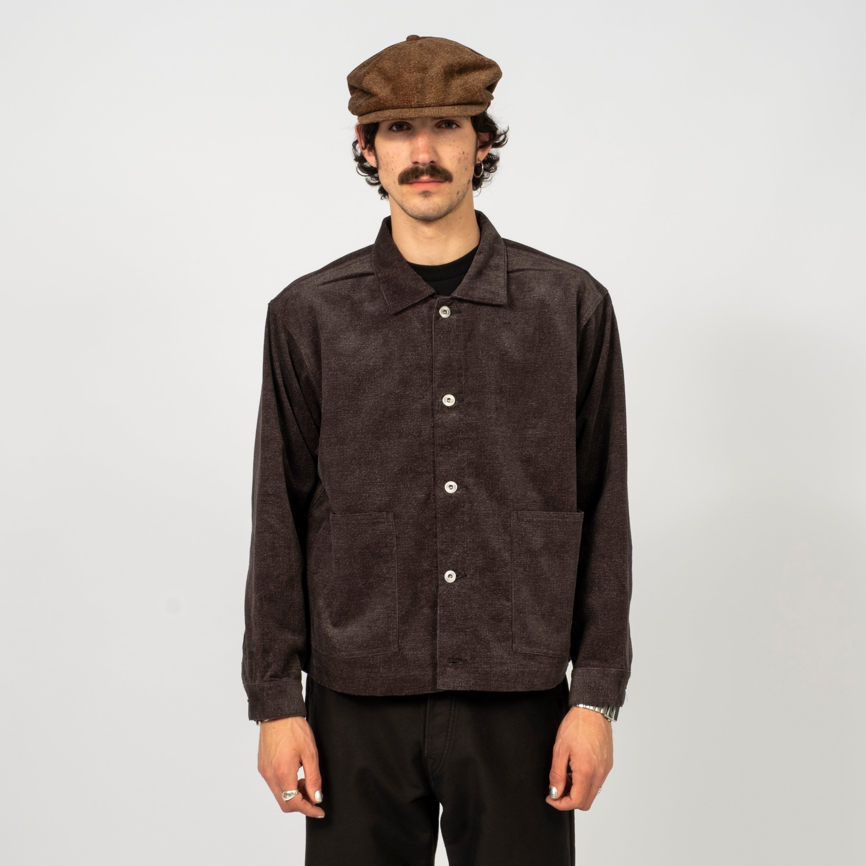 [T.T] LOT.303 COVERALL JACKET _ MELANGE CHARCOAL