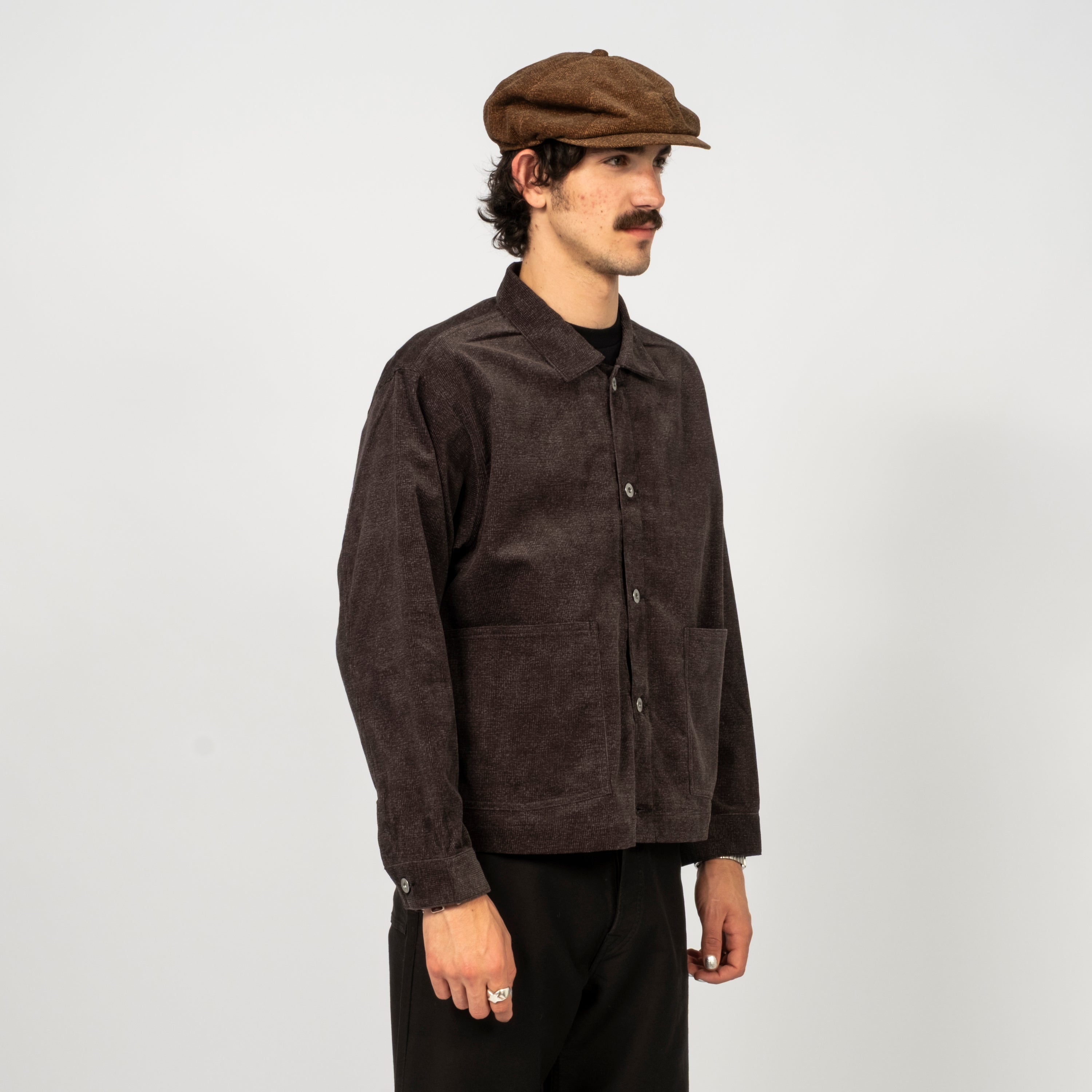 [T.T] LOT.303 COVERALL JACKET _ MELANGE CHARCOAL