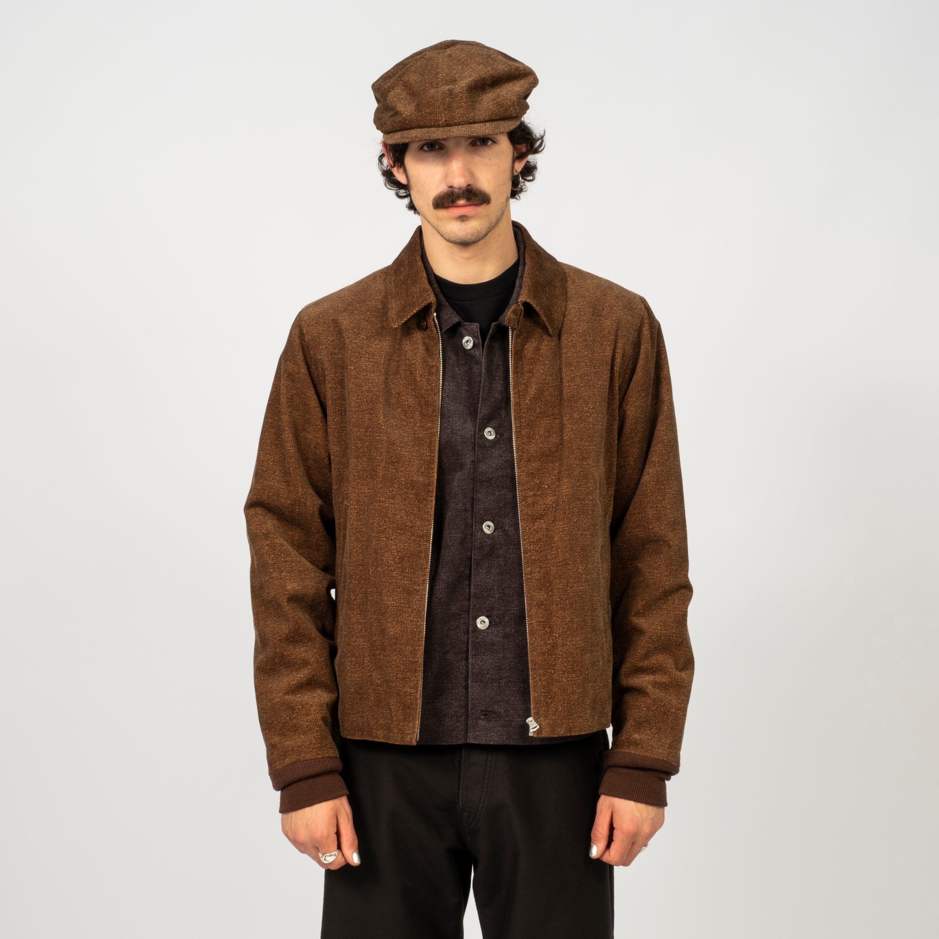 [T.T] LOT.322 SPORTS JACKET _ MELANGE BROWN