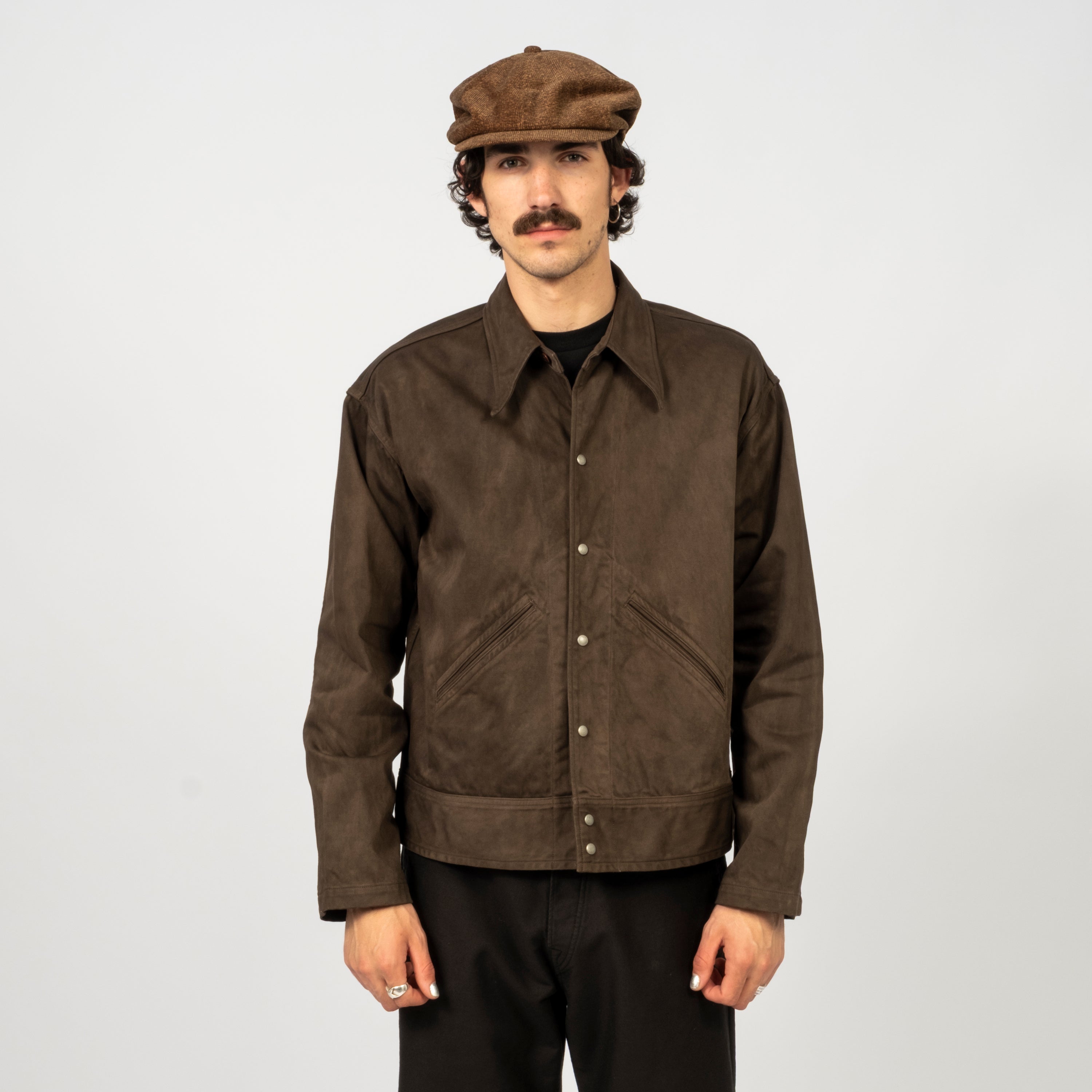 [T.T] LOT.324 USMD CONVALESCENT JACKET _ MUD DYED BROWN