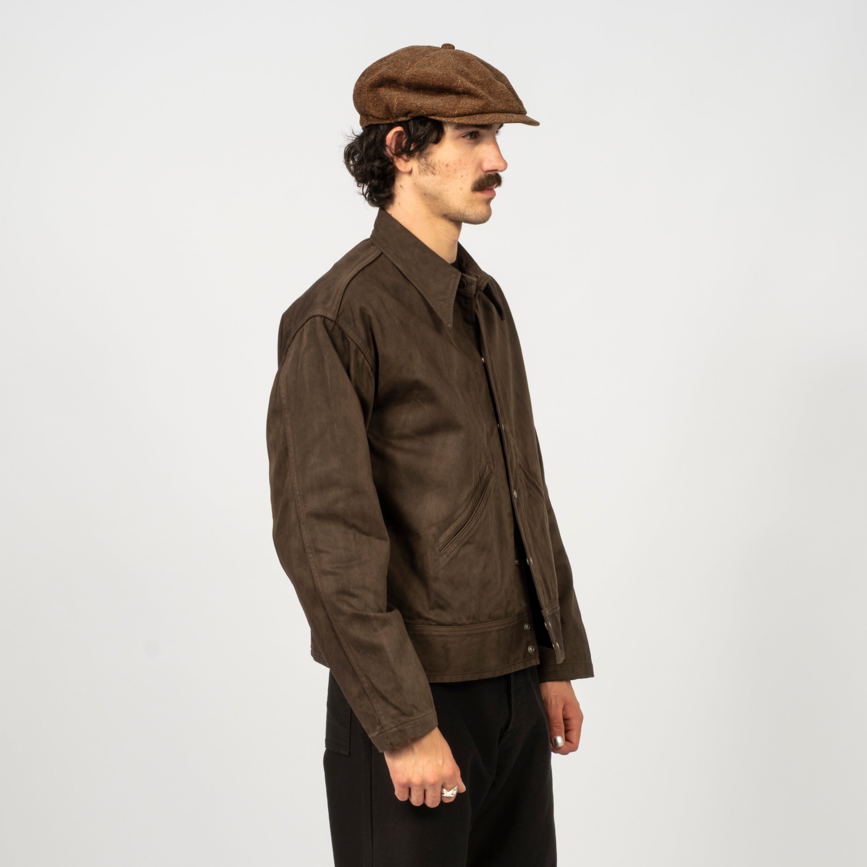 [T.T] LOT.324 USMD CONVALESCENT JACKET _ MUD DYED BROWN