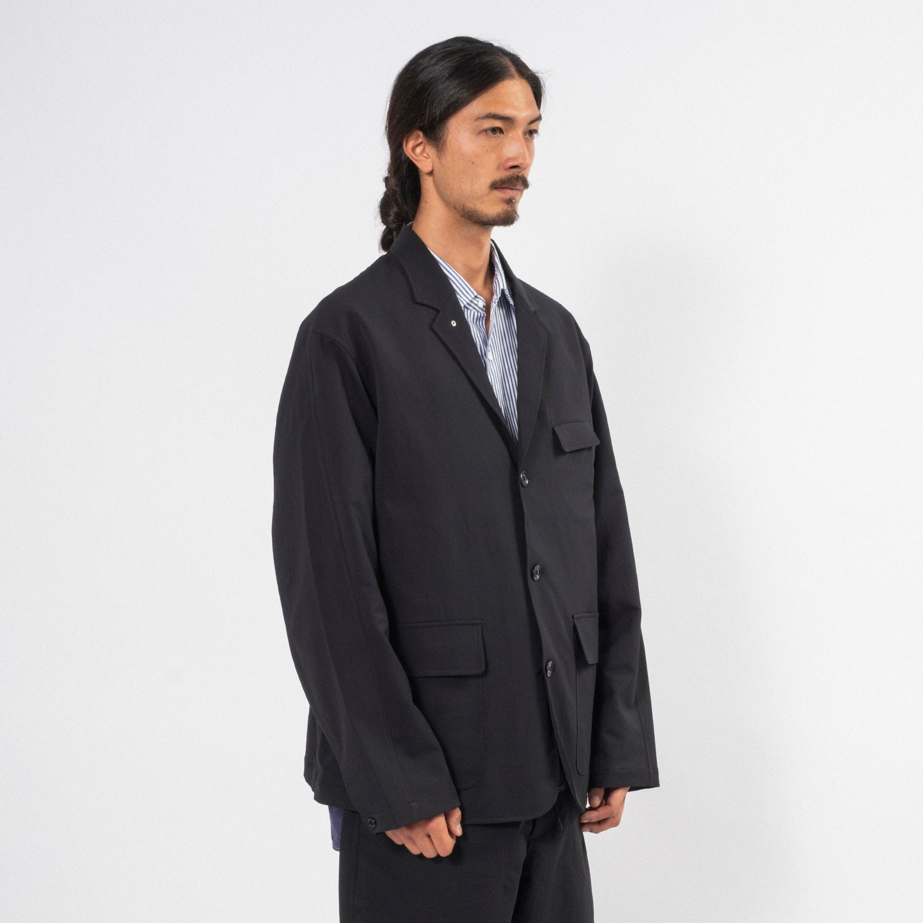 [NANAMICA] ALPHADRY CLUB JACKET _ BLACK