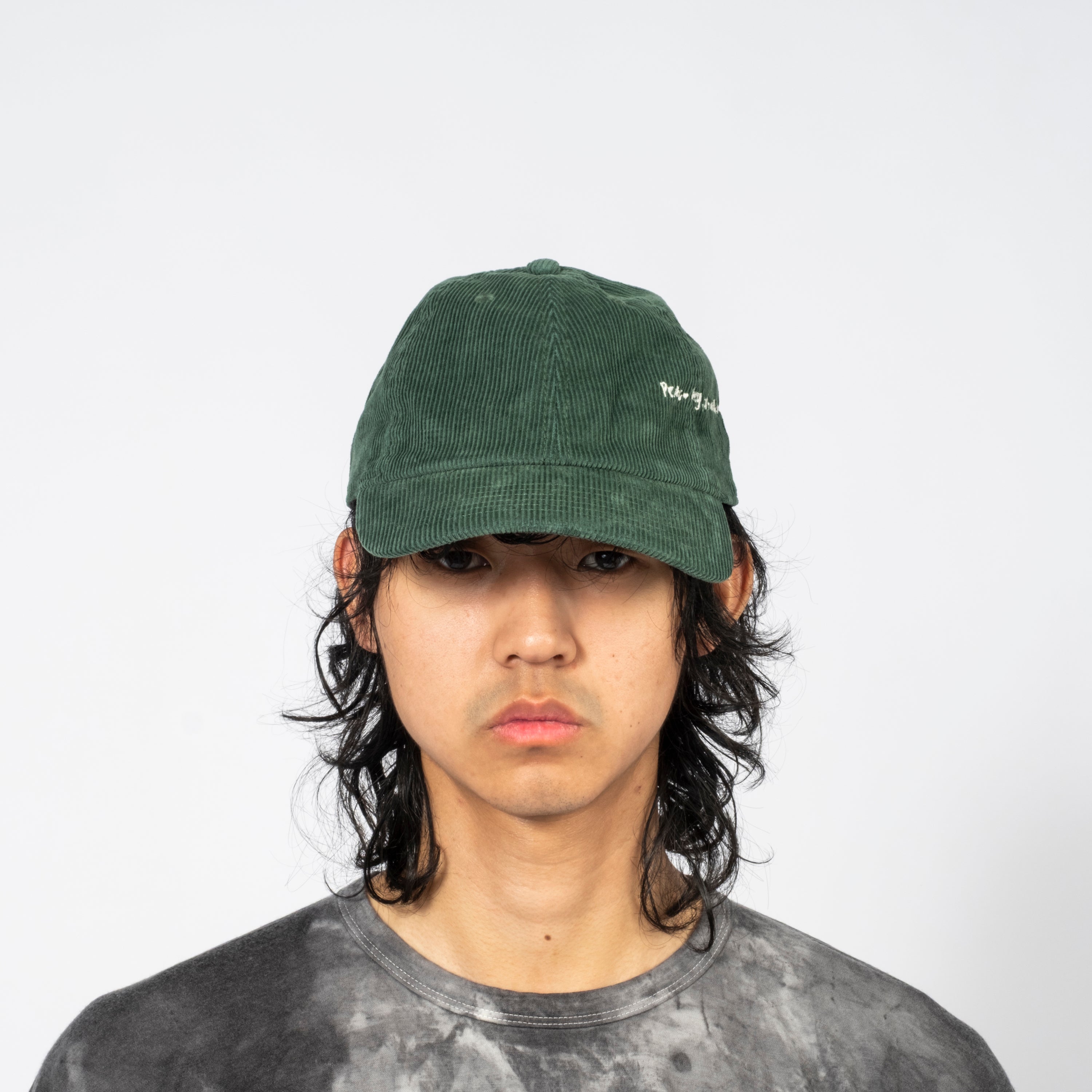 [INNAT] EMBROIDERED CAP_ GREEN