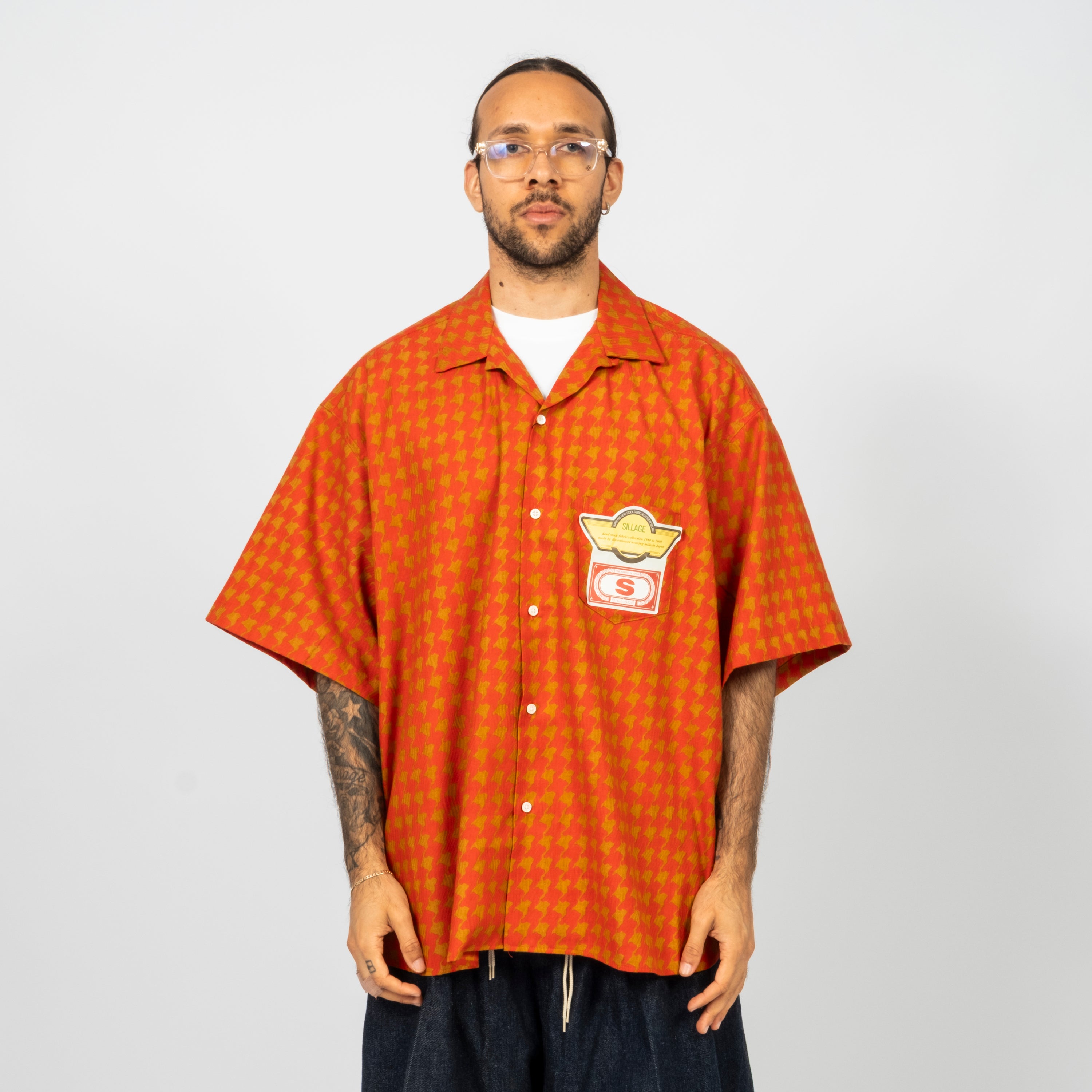 [SILLAGE] RE-ENGINEERED OVERSHIRT SHORT SLEEVE DEADSTOCK _ ETRO