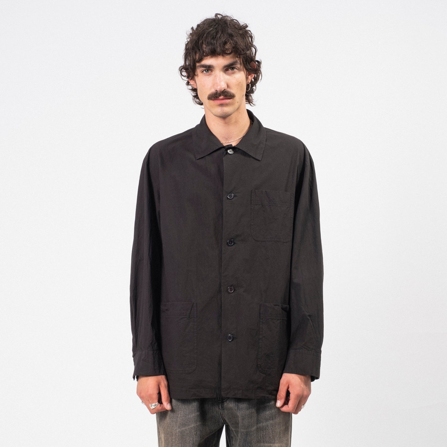 [YOKO SAKAMOTO] WORK SHIRT _ BLACK