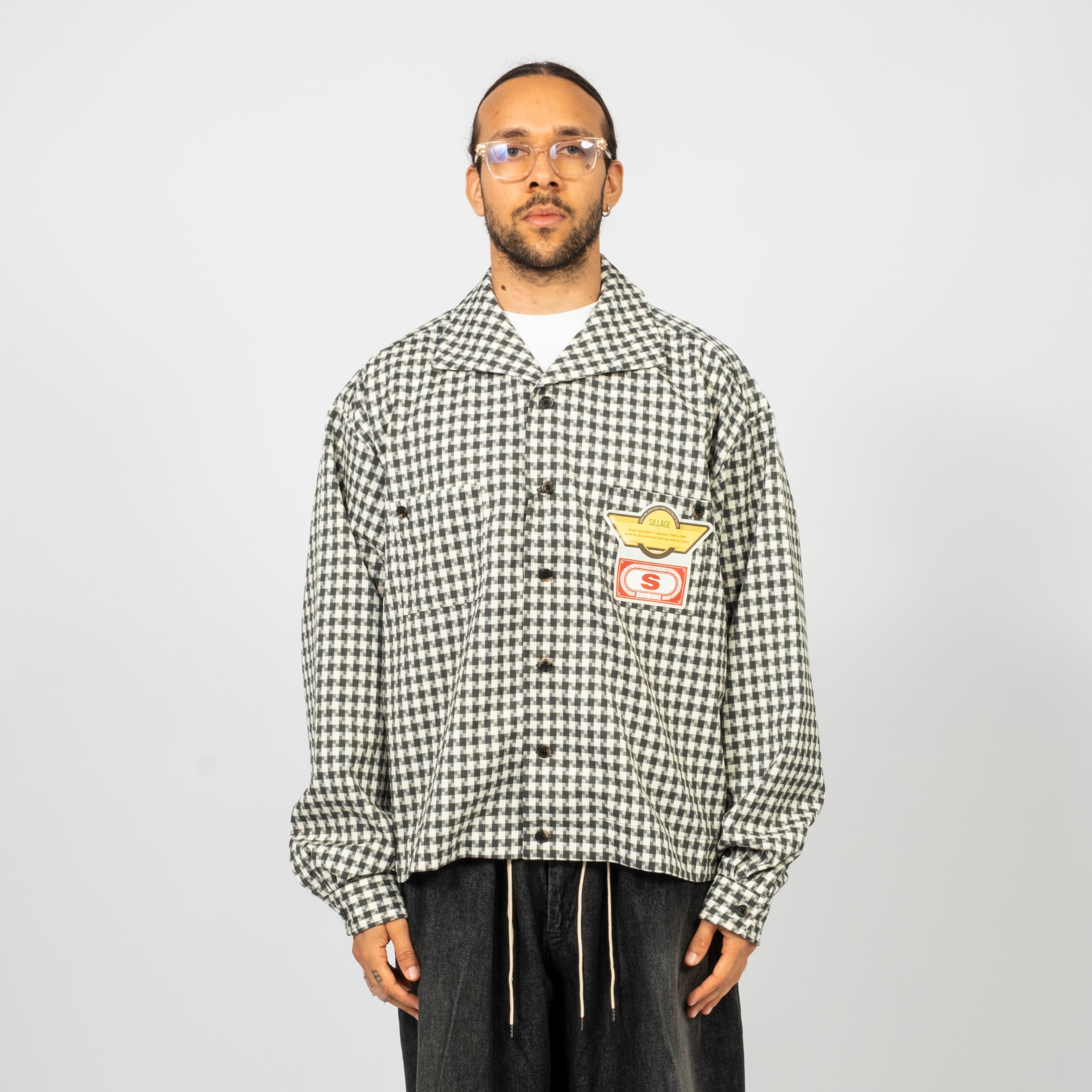 [SILLAGE] RIB BLOUSON DEADSTOCK DIGITAL PLAID