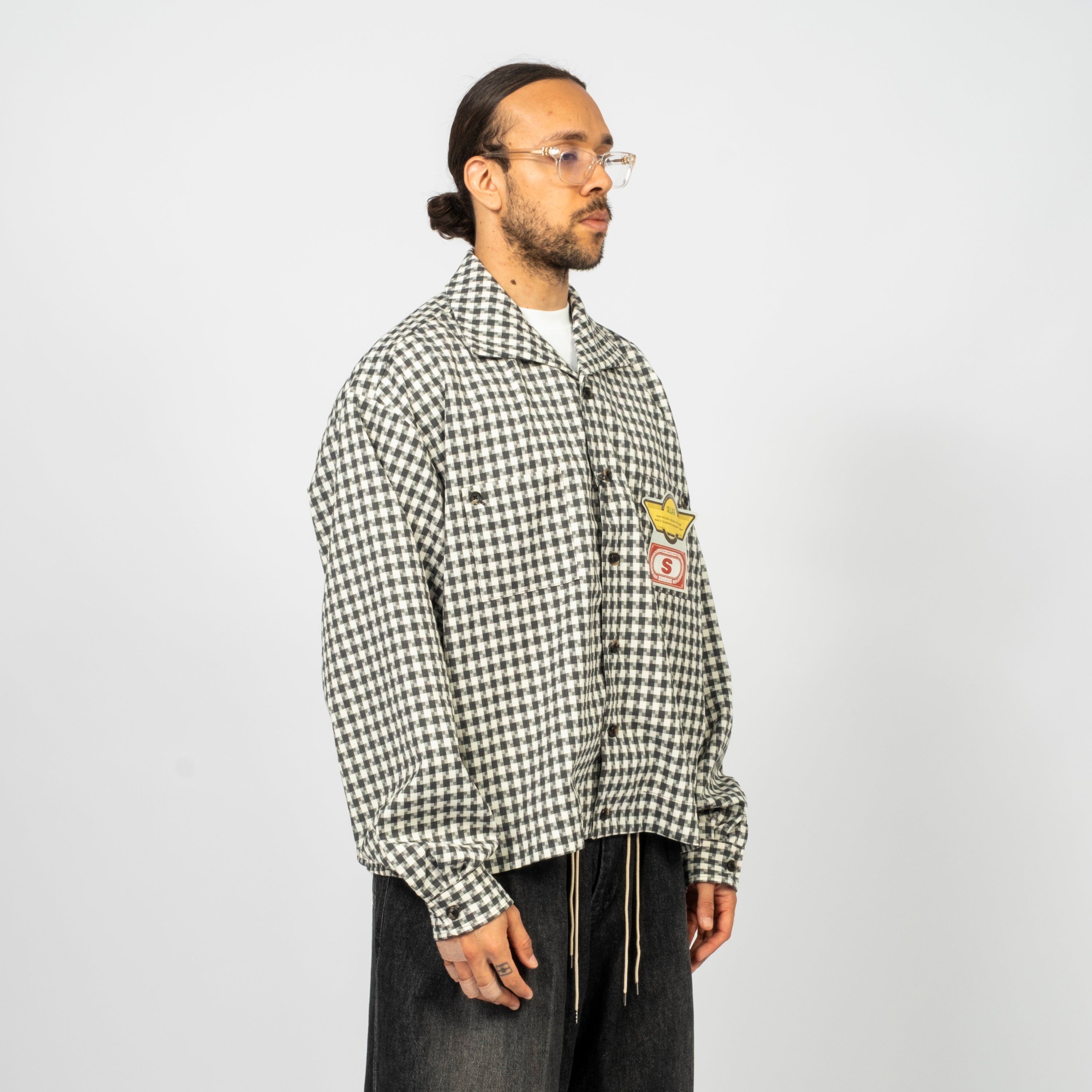 [SILLAGE] RIB BLOUSON DEADSTOCK DIGITAL PLAID