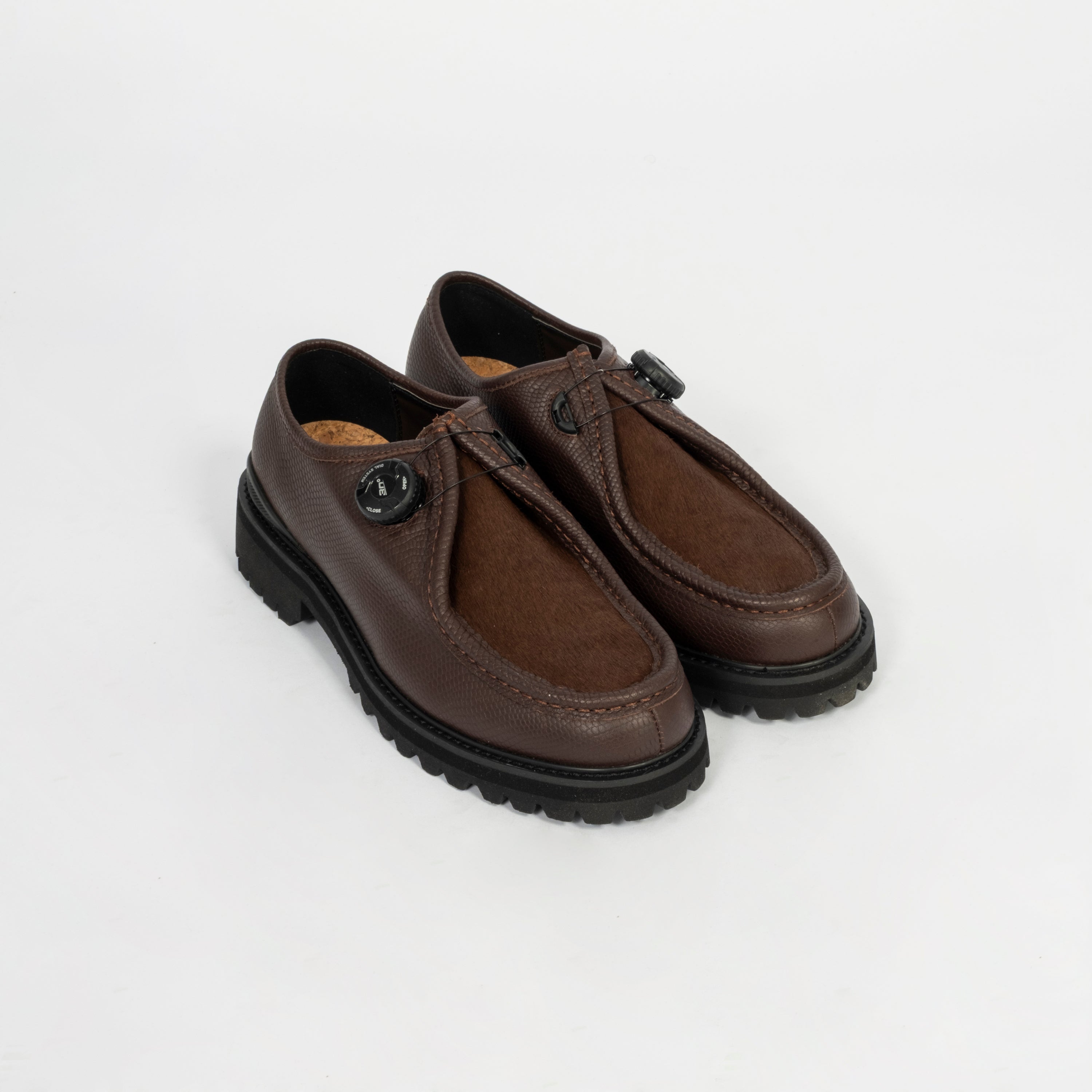 [SILLAGE] CHAUSSURE DE MARCHE _ BROWN PONYHAIR