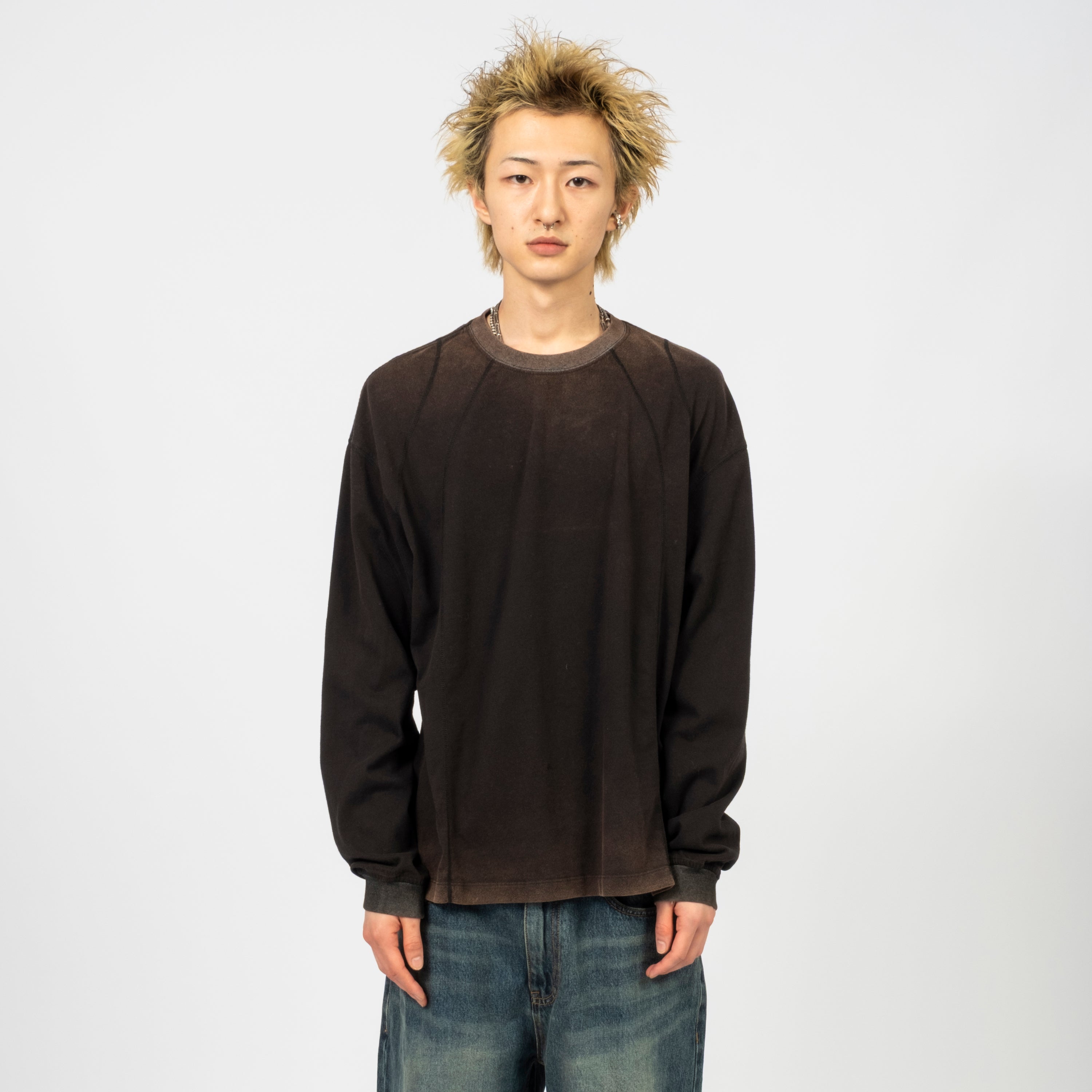 [UNAFFECTED] TRACK LONG SLEEVES _ BLACK