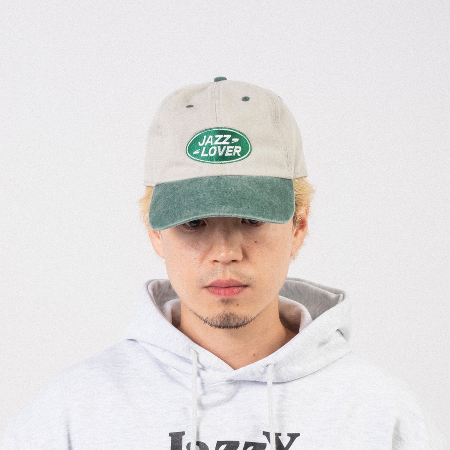 [SOUNDSGOOD] JAZZ LOVER CAP _ GREY/GREEN