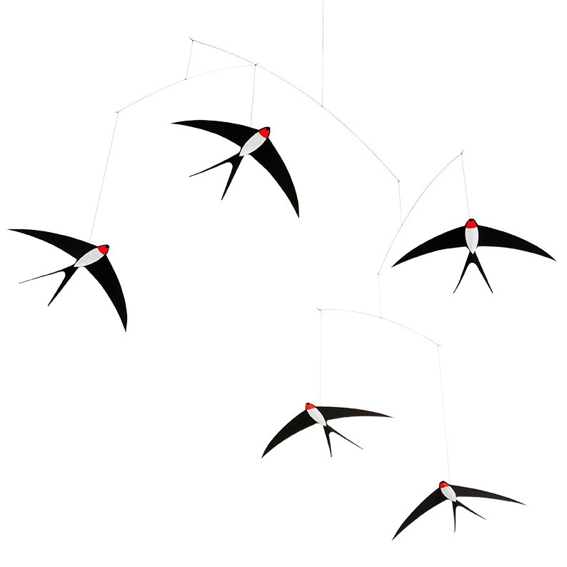 [FLENSTED MOBILES] FLYING SWALLOWS 5