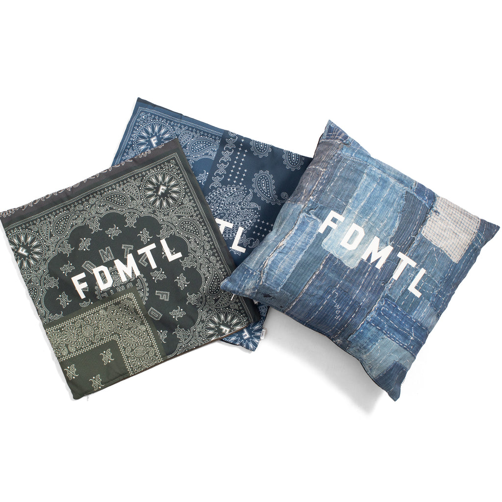 [FDMTL] PRINTED PATCHWORK CUSHION COVER ACC14 _ BORO