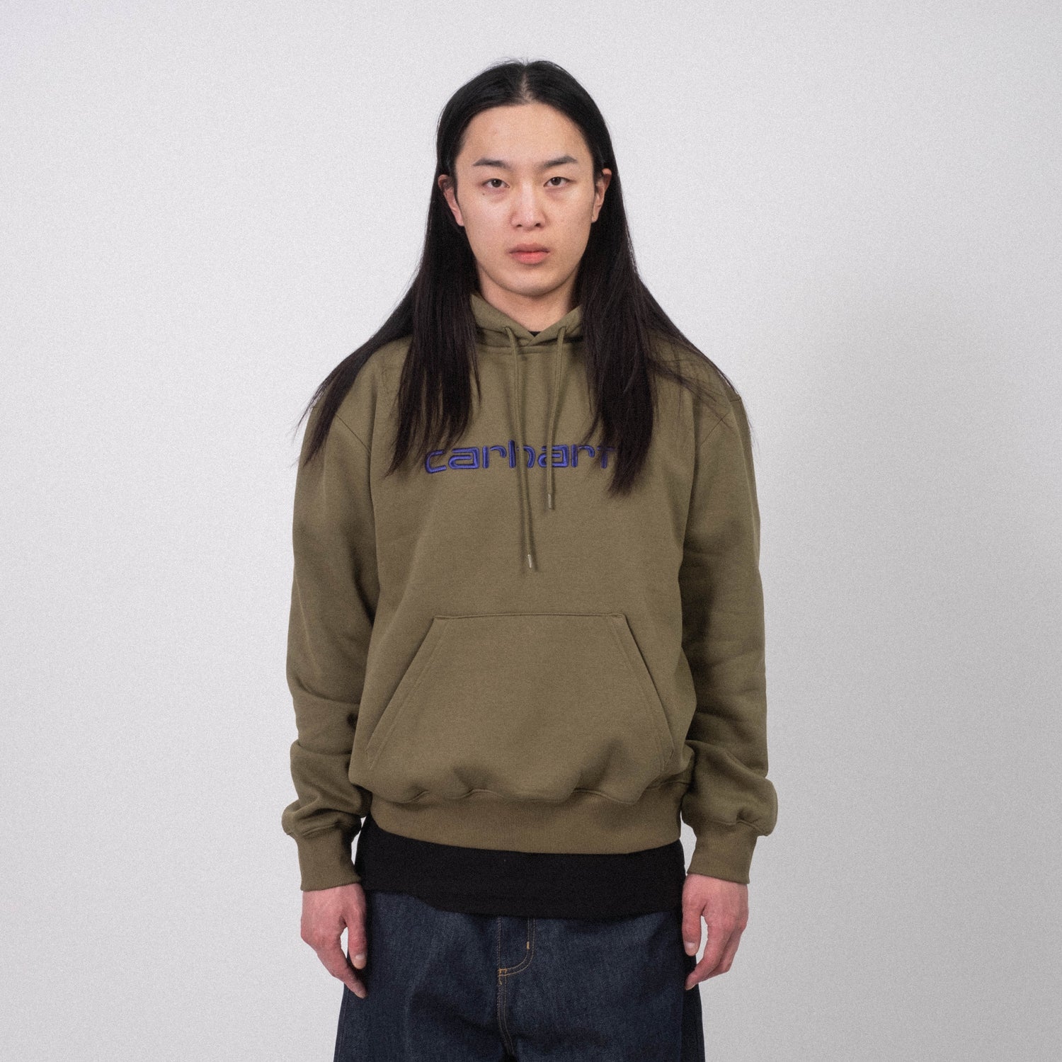 [CARHARTT] HOODED CARHARTT SWEAT _ CAPULET/AURA