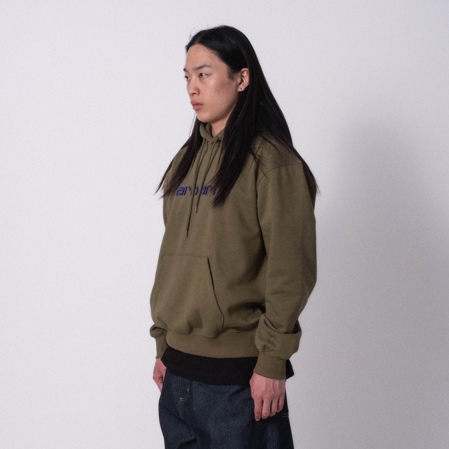 [CARHARTT] HOODED CARHARTT SWEAT _ CAPULET/AURA