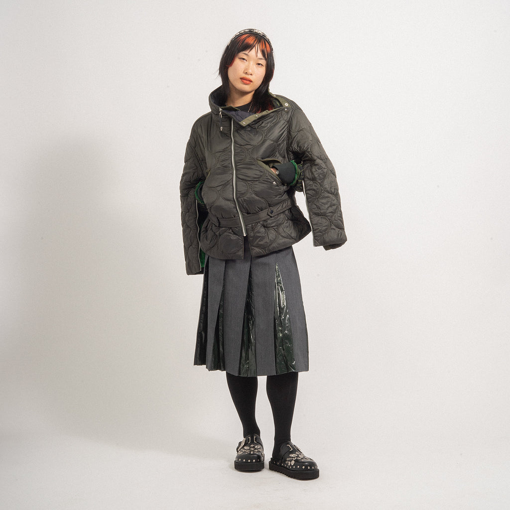 [TOGA PULLA] TAFFETA QUILTING BLOUSON TP32-FC218-E _ KHAKI
