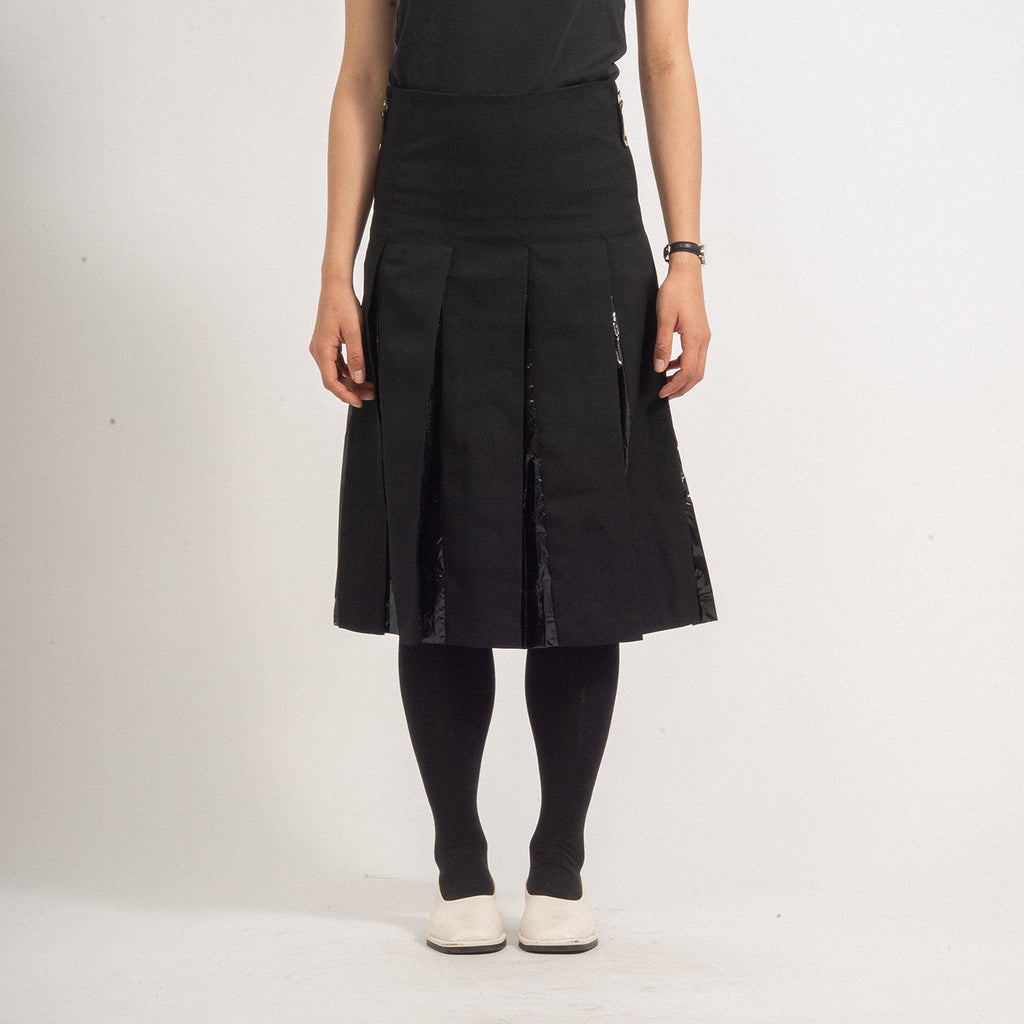 [TOGA PULLA] WOOL TWILL SKIRT TP32-FG223-E _ BLACK