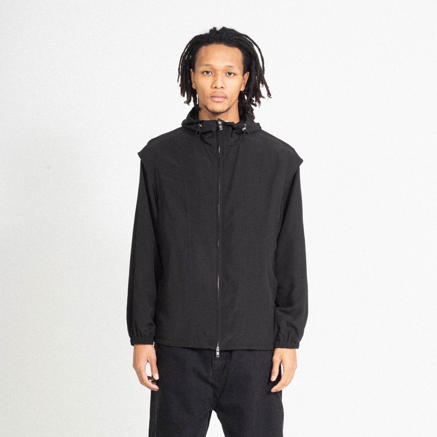 [YOUTH MEN] WINDBREAKER JACKET _ BLACK