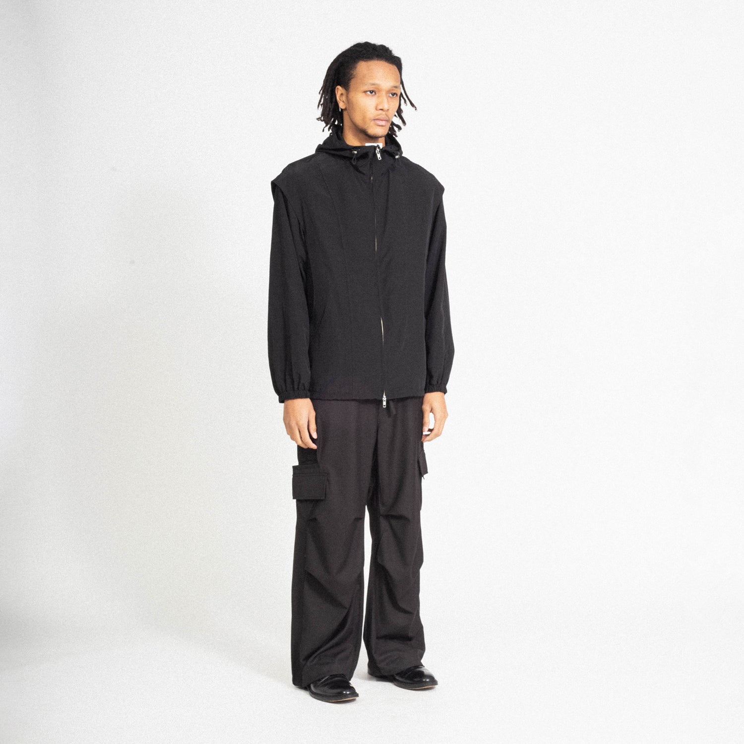 [YOUTH MEN] WINDBREAKER JACKET _ BLACK