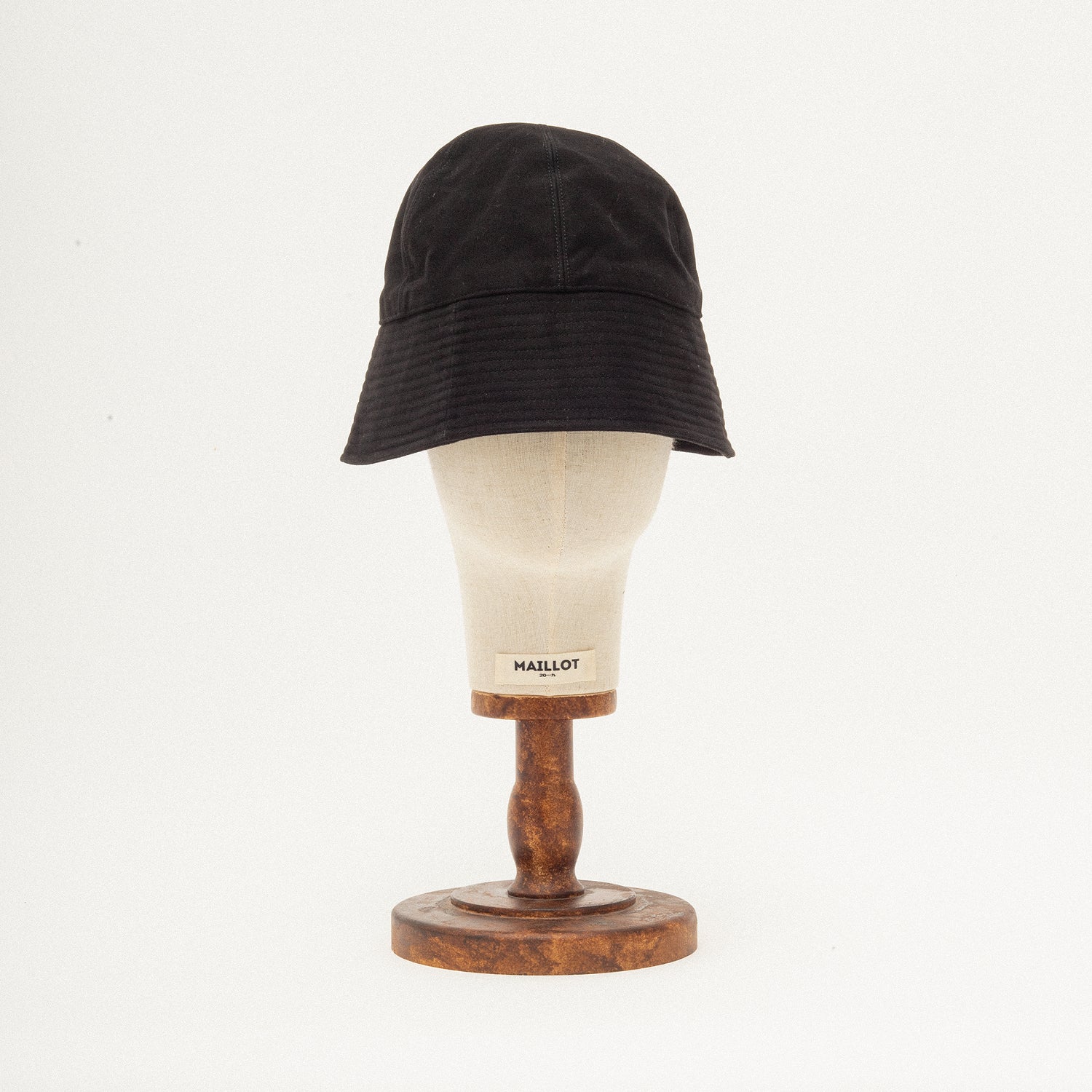 [KIJIMA TAKAYUKI] MOLESKIN SAILOR HAT _ BLACK