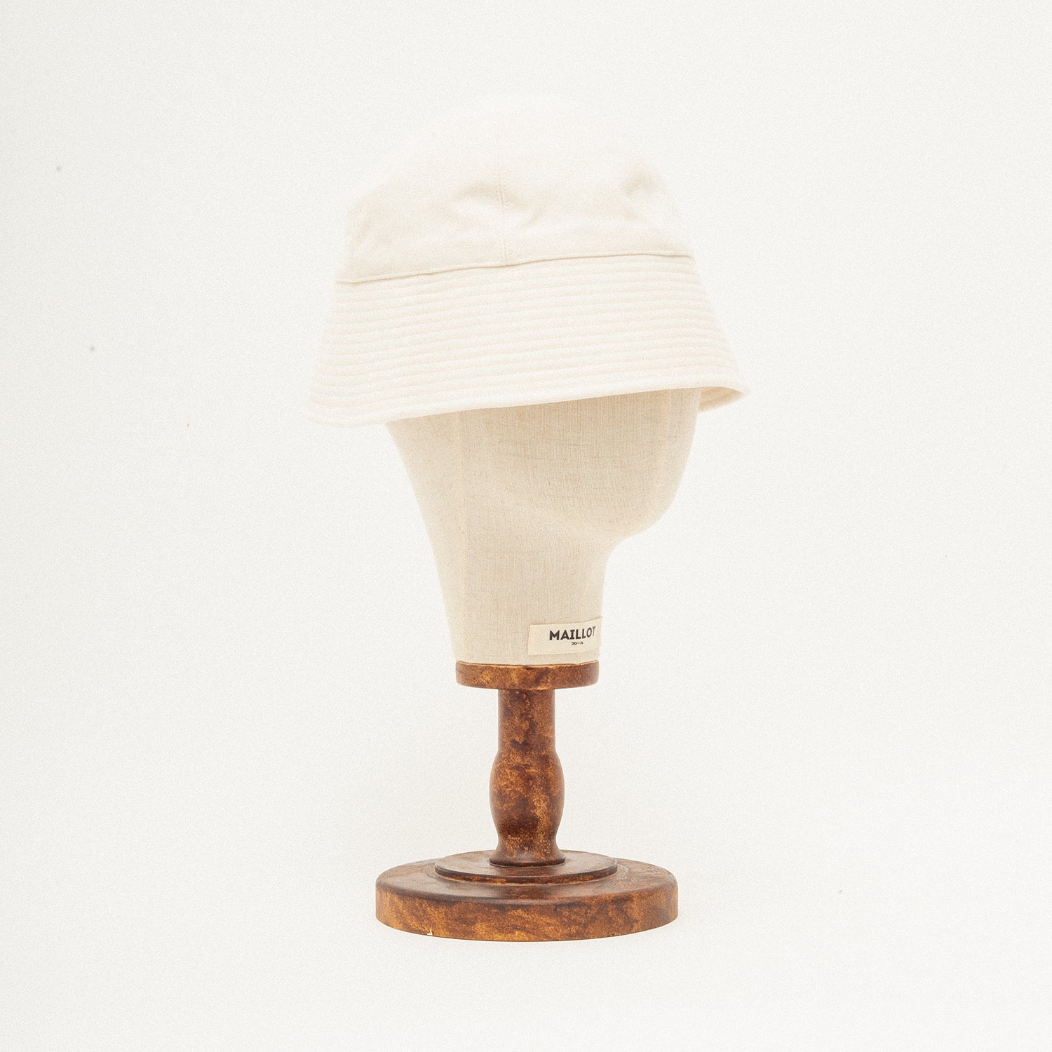 KIJIMA TAKAYUKI] MOLESKIN SAILOR HAT _ IVORY