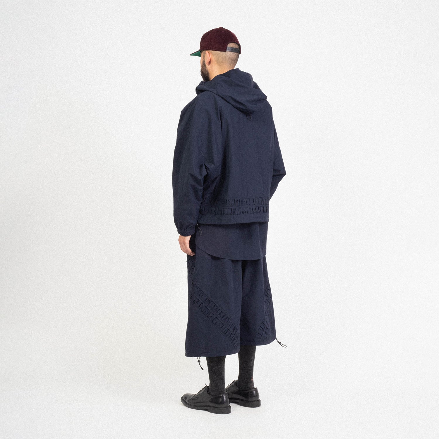 SAGE NATION] FOSSIL SMOCK _ DARK NAVY