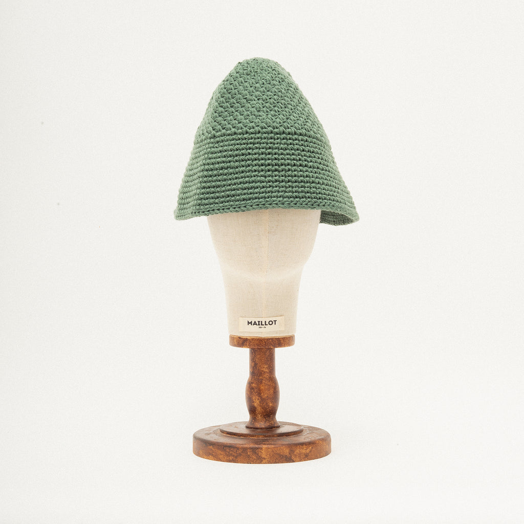 [KIJIMA TAKAYUKI] HAND KNIT SAILOR HAT _ GREEN
