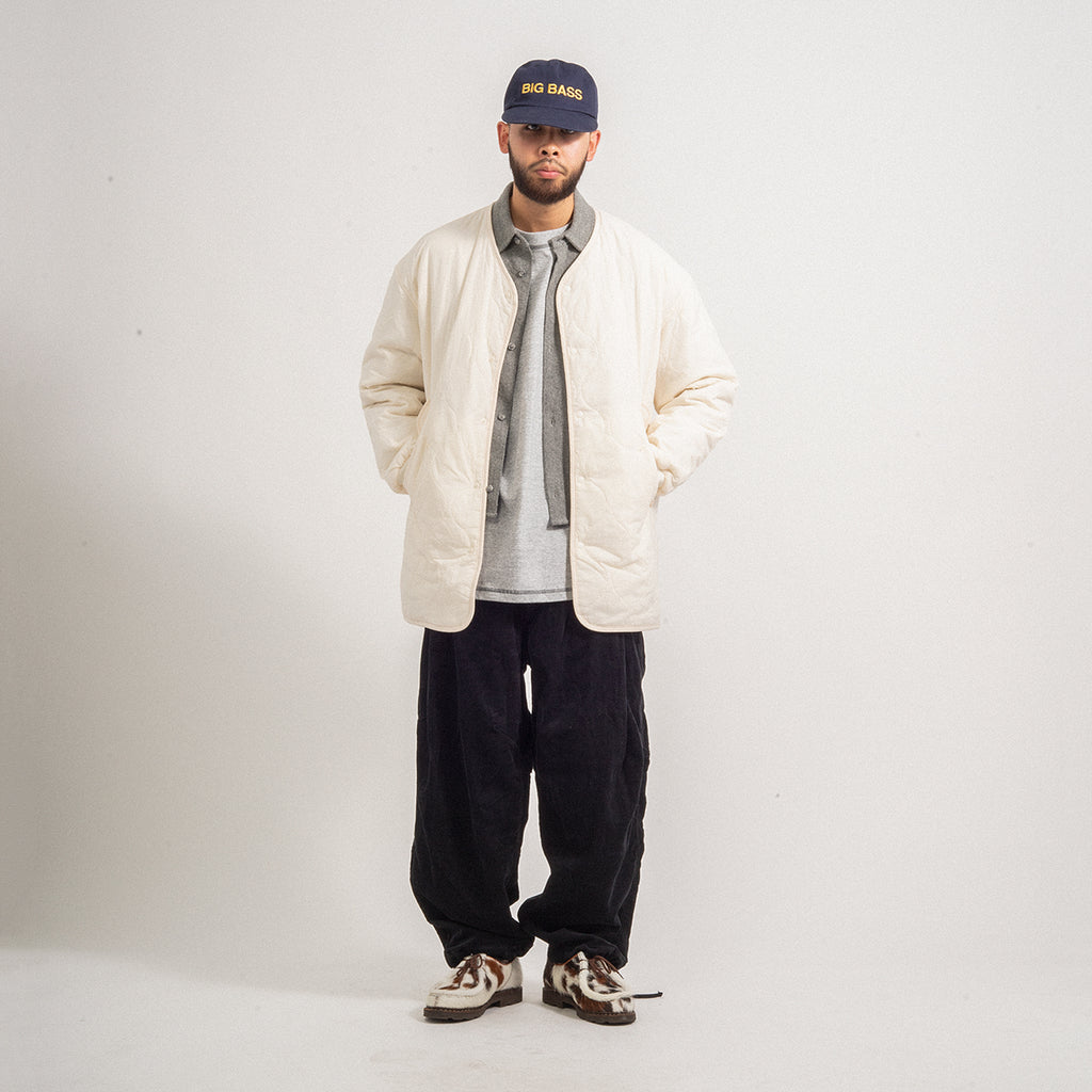 [MERELY MADE] QUILTED LINER JACKET _ CREAM WHITE