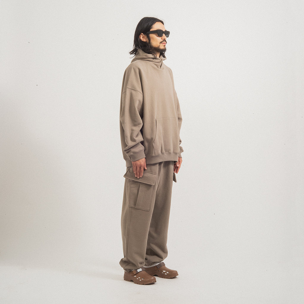 [MOIF] OVER MIL SWEAT PANTS _ OLIVE GREY