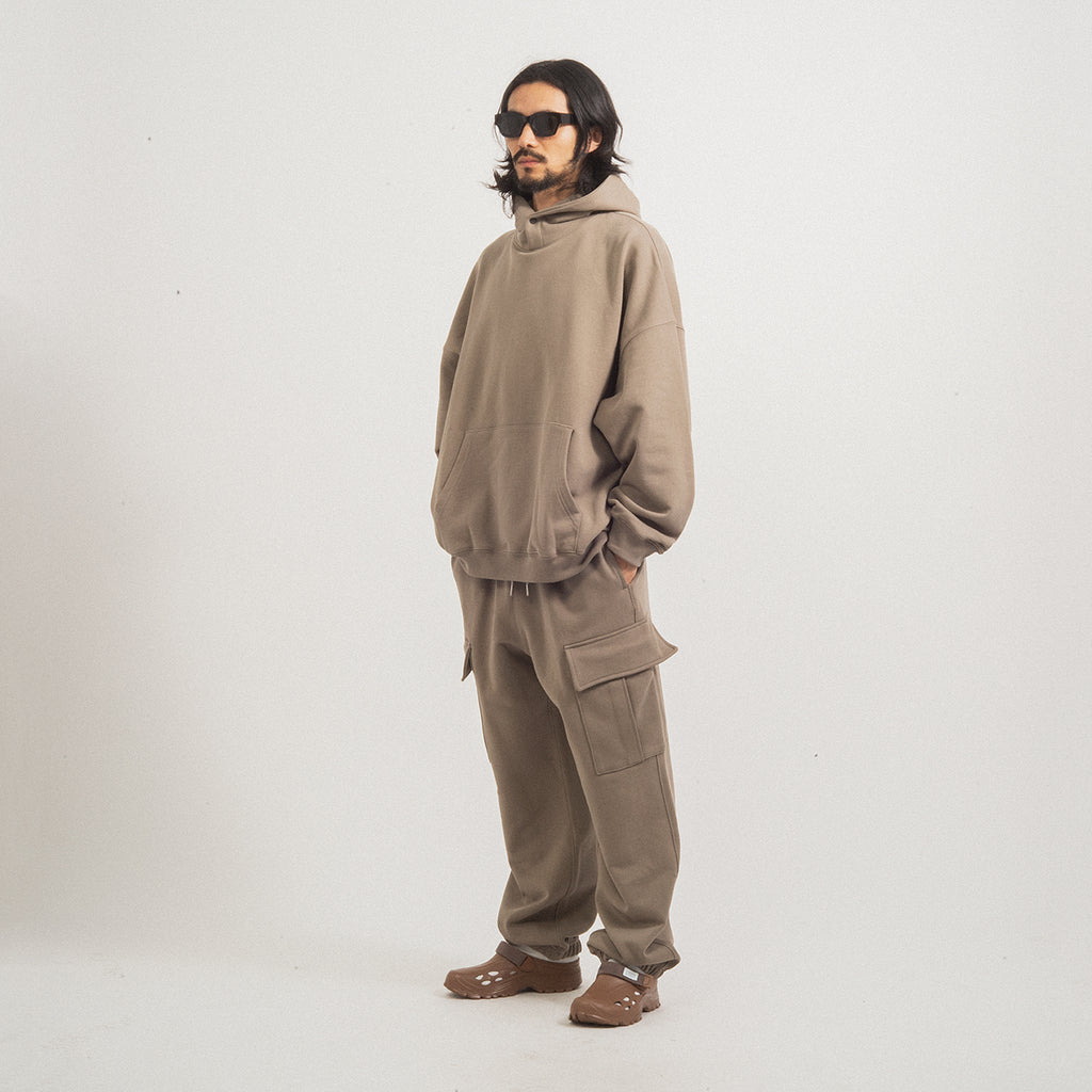 [MOIF] OVER MIL SWEAT PANTS _ OLIVE GREY