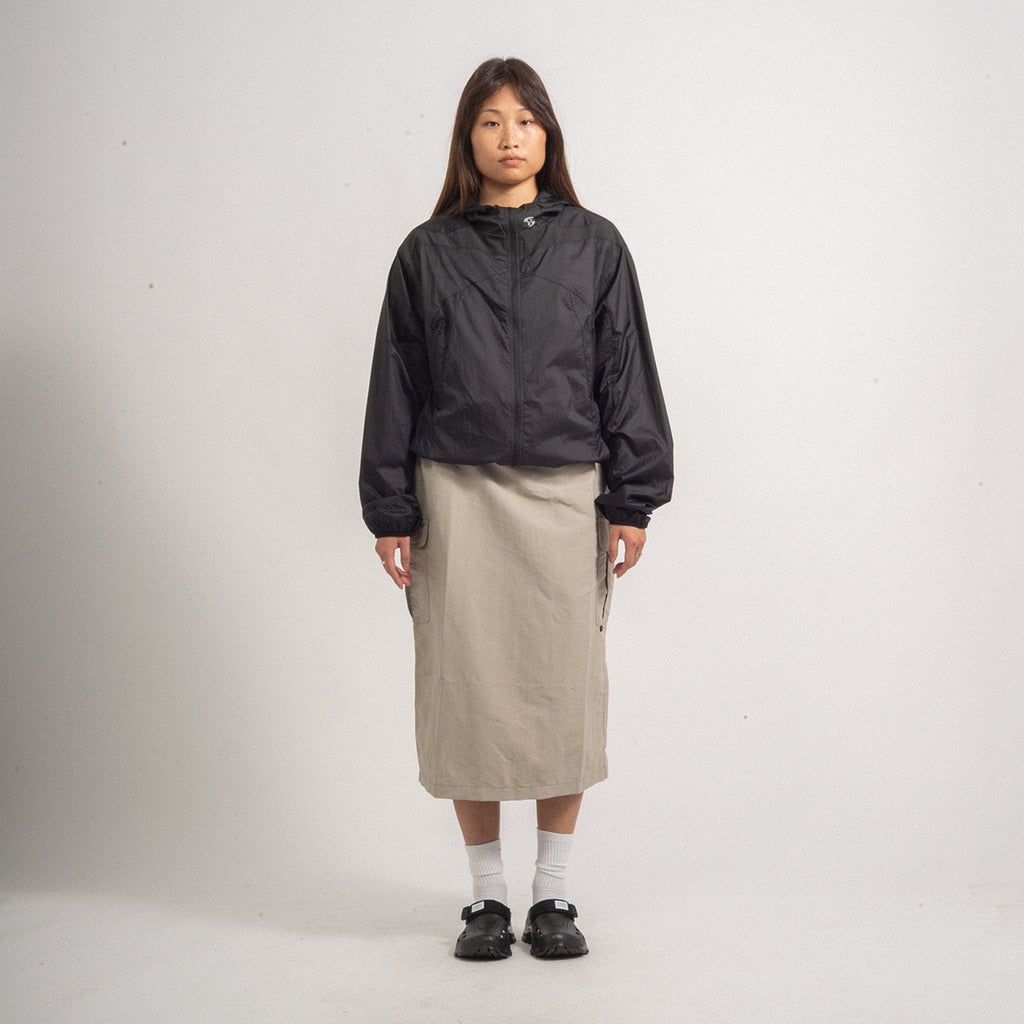 [GRAMICCI] NYLON TUSSAH CONVERTIBLE APRON DRESS _ SAND