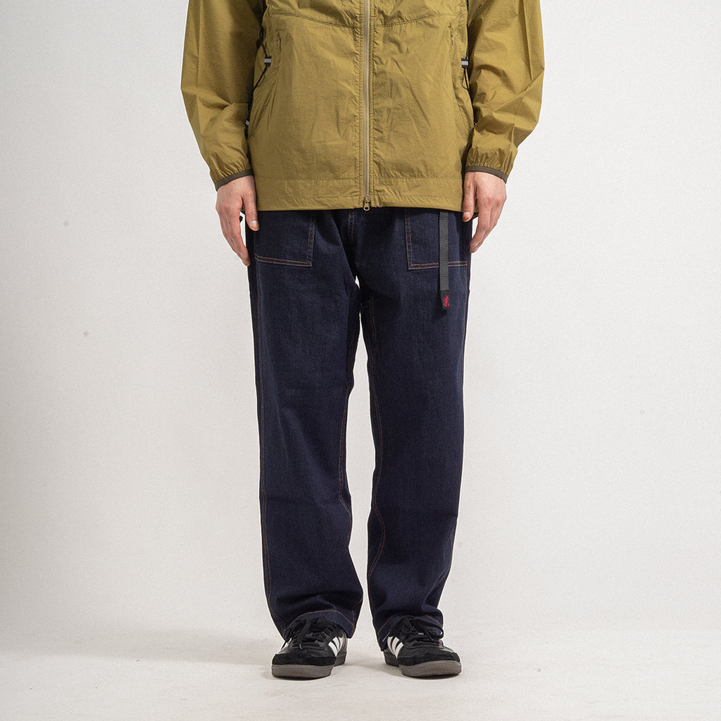 [GRAMICCI] STRETCH DENIM LOOSE TAPERED RIDGE PANT _ ONE WASH