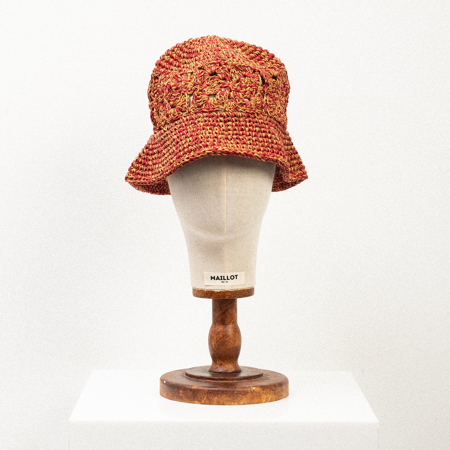 [NINE TAILOR] PENTZIA HAT _ RED ORANGE