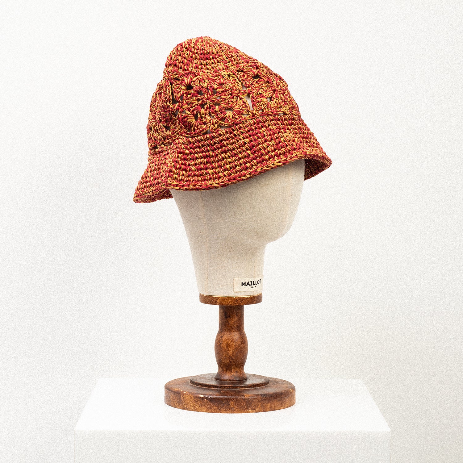 [NINE TAILOR] PENTZIA HAT _ RED ORANGE