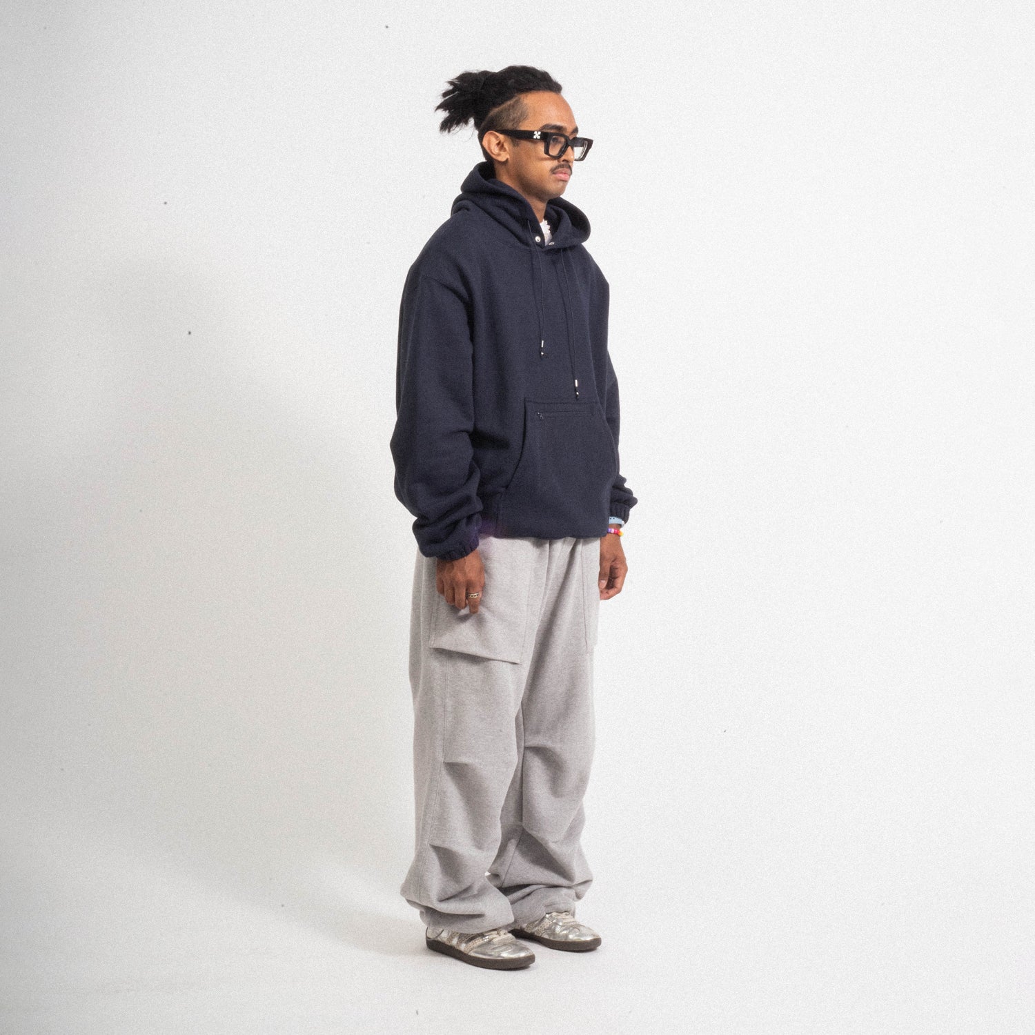 [NEITHERS] NEWSBOY UTILITY HOODIE _ D.NAVY