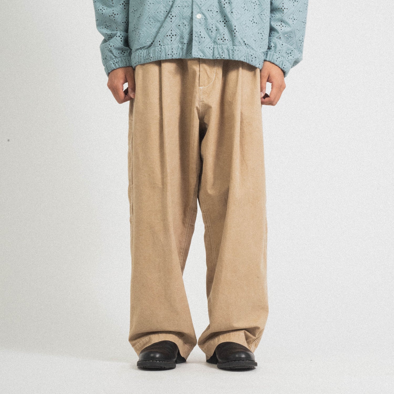 [MERELY MADE] HMONG WORKERS PANTS _ LIGHT TAN