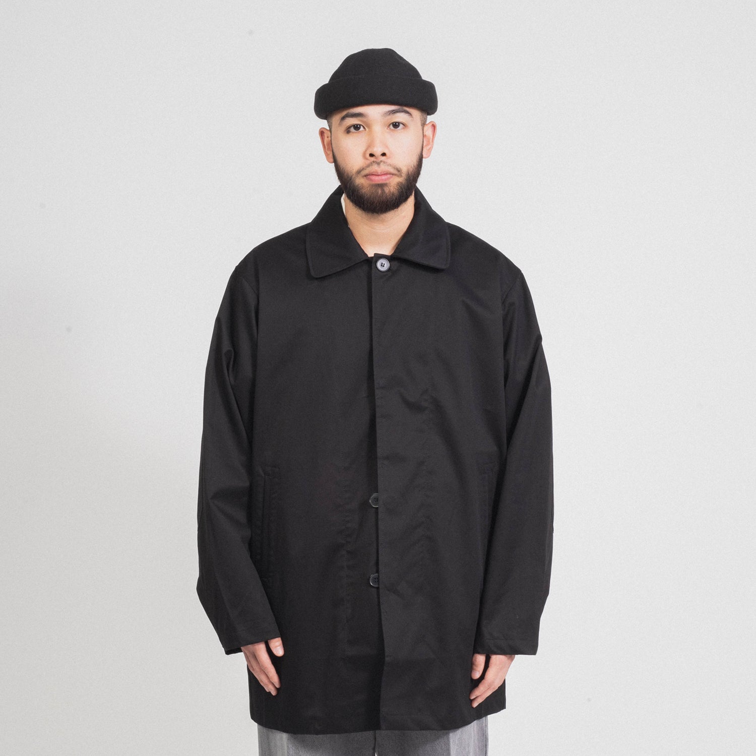 [MFPEN] CARLESS COAT _ BLACK