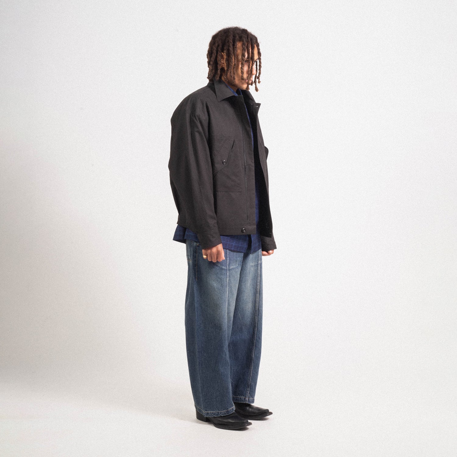 [SAGE NATION] WELT TROUSER DENIM _ INDIGO WASH