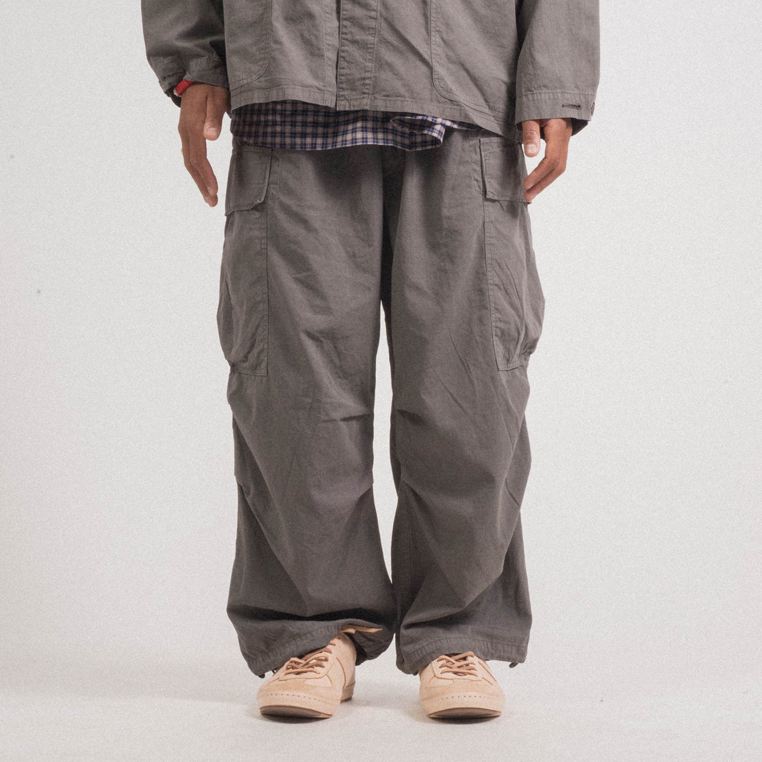 [HERILL] RIPSTOP JUNGLE FATIGUE PANTS _ GREY