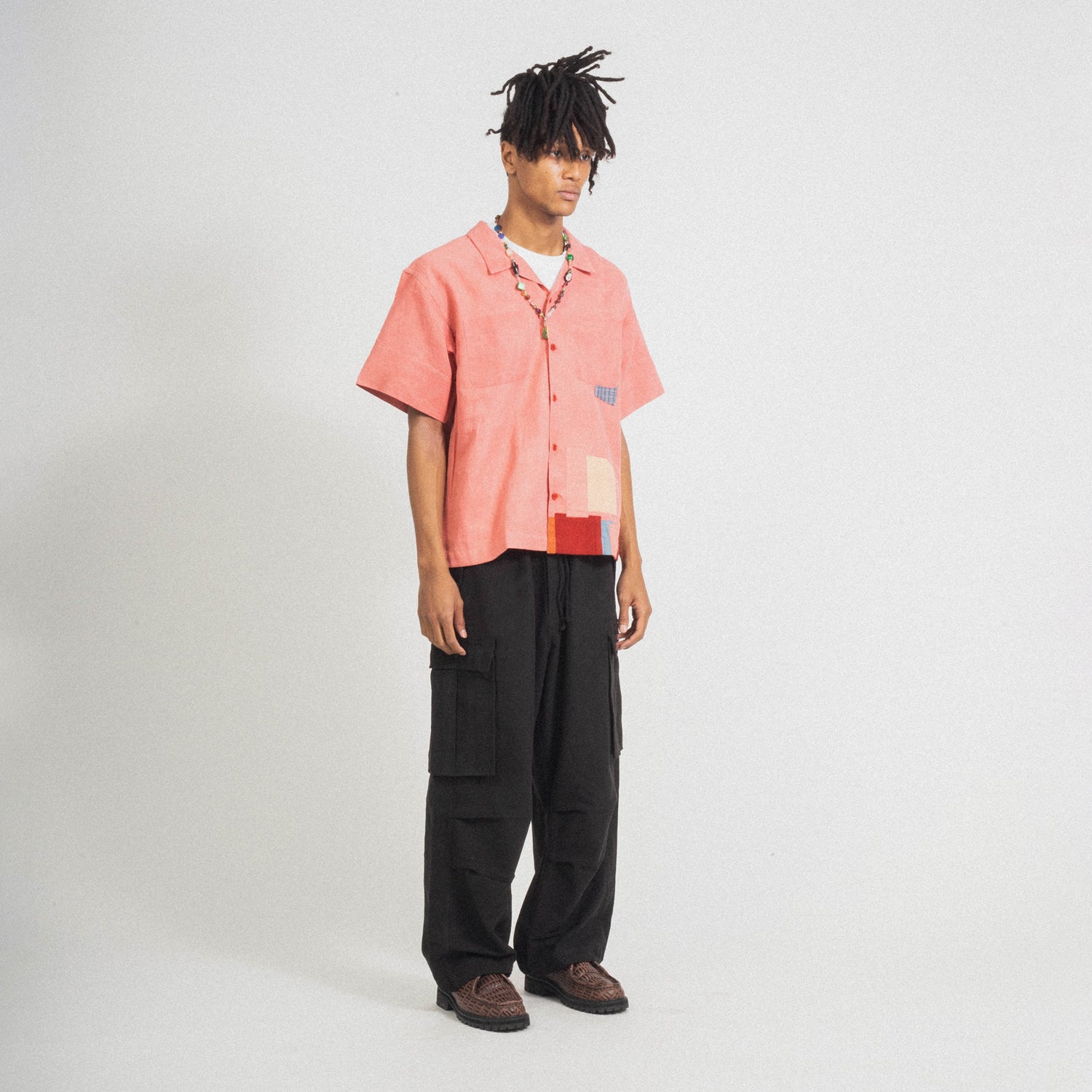 [STORY MFG] PA SHIRT _ ANCIENT PINK SCARECROW