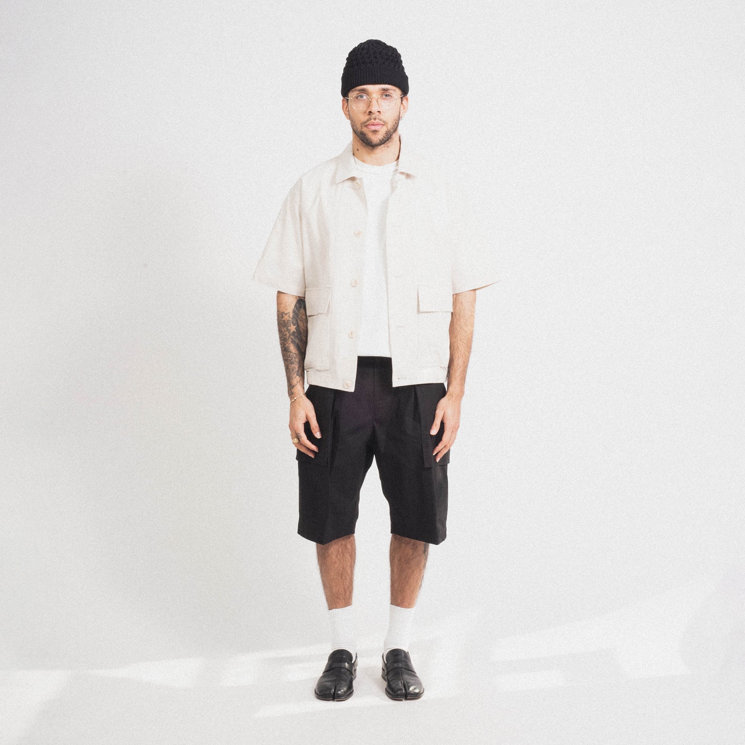 [AFTER PRAY] OUT POCKET HALF BLOUSON _ LIGHT BEIGE