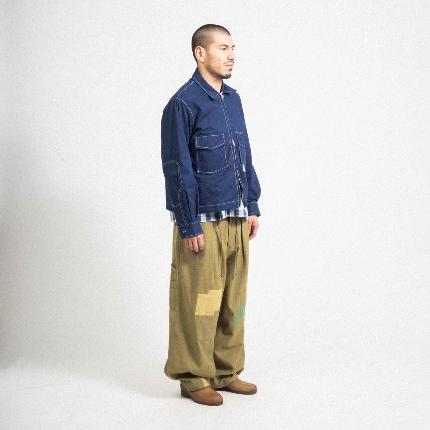 [STORY MFG] LUSH CARPENTER PANTS _ OLIVE LOVED