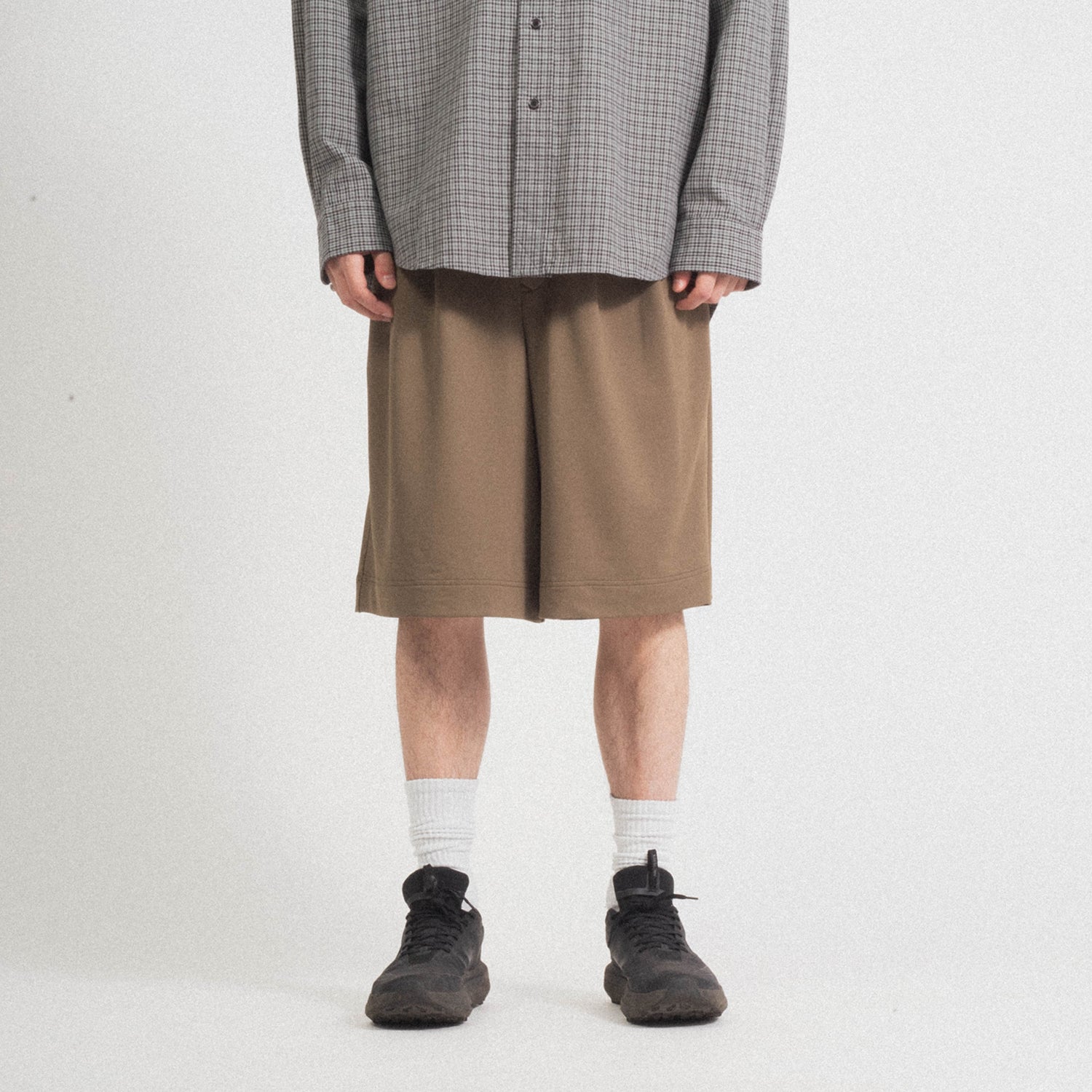 [SNOW PEAK] QUICK DRY SWEATPANTS CULOTTES _ KHAKI