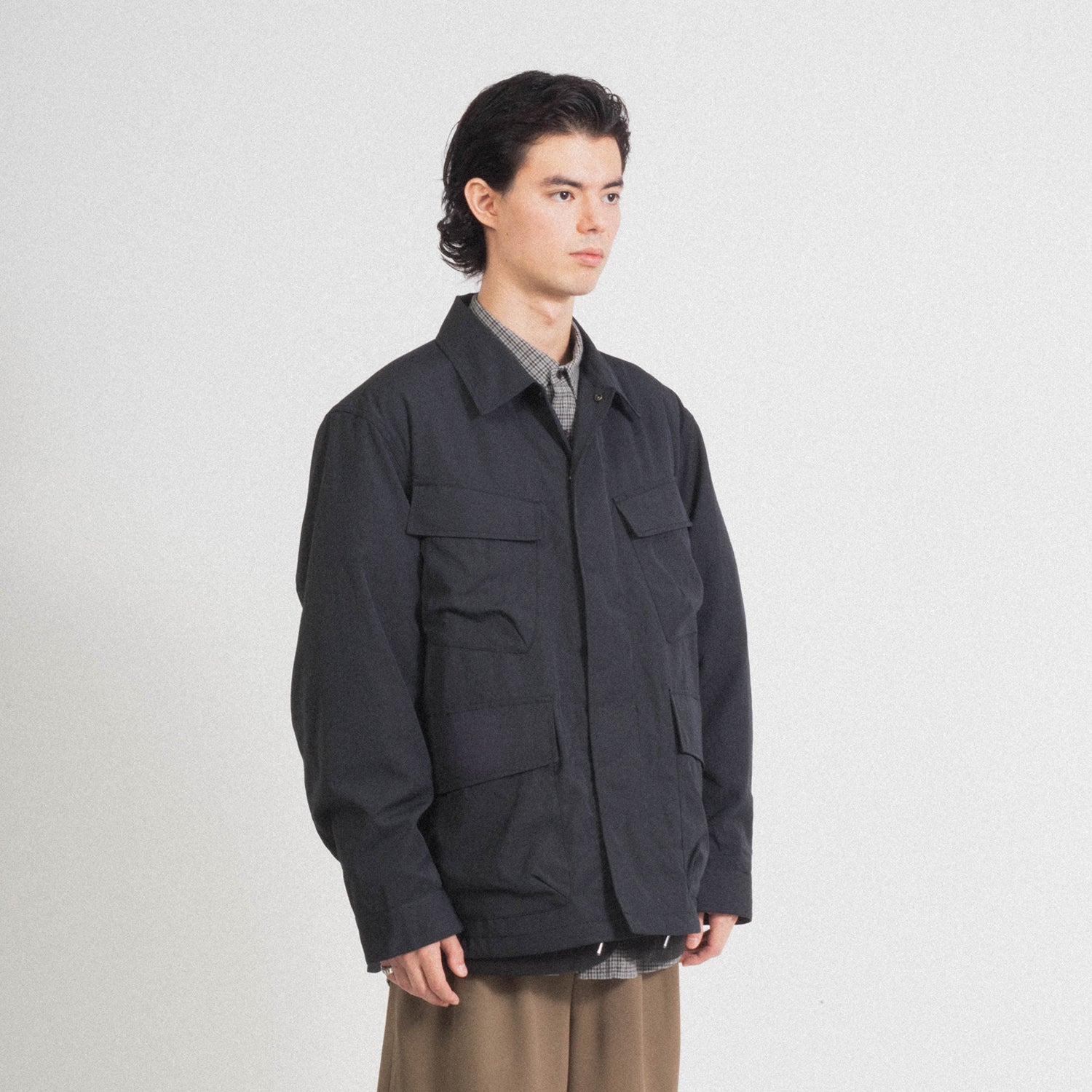 [SNOW PEAK] TAKIBI WEATHER CLOTH JACKET _ BLACK