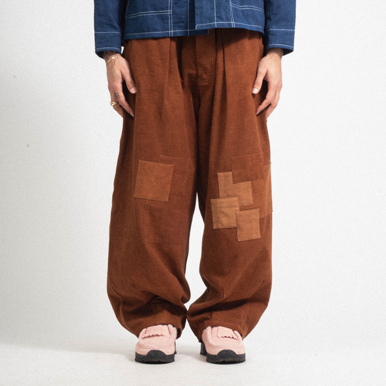 [STORY MFG] LUSH CARPENTER PANTS _ BROWN LOVED