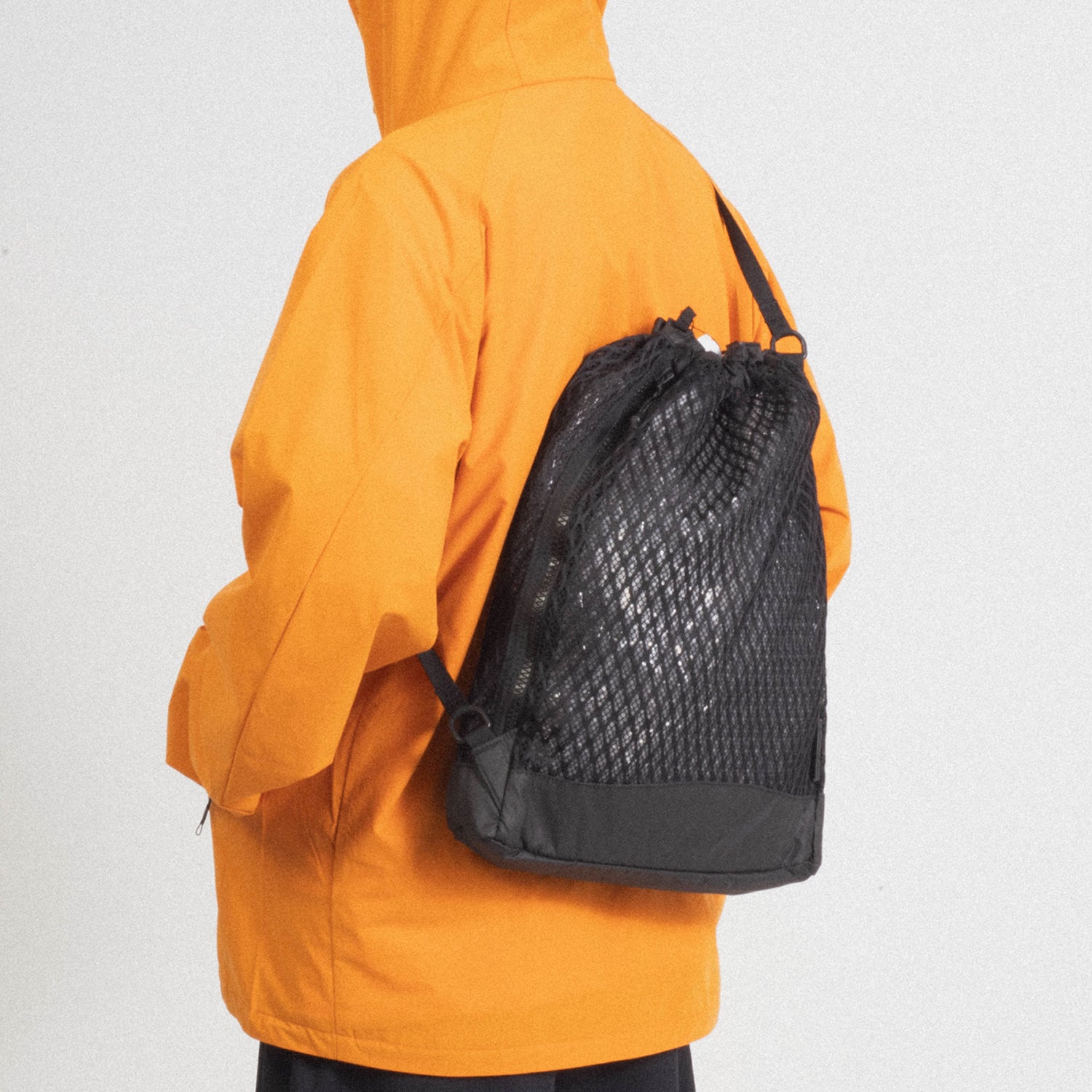 [SNOW PEAK] DOUBLE FACE MESH SHOULDER BAG ONE _ BLACK