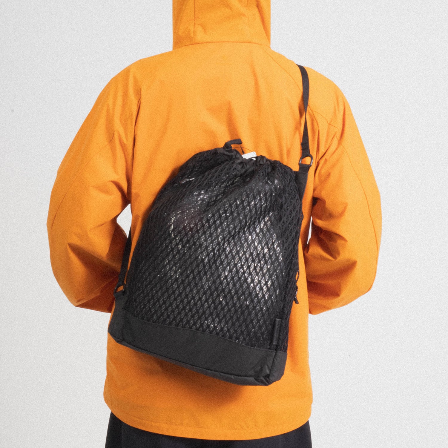 [SNOW PEAK] DOUBLE FACE MESH SHOULDER BAG ONE _ BLACK