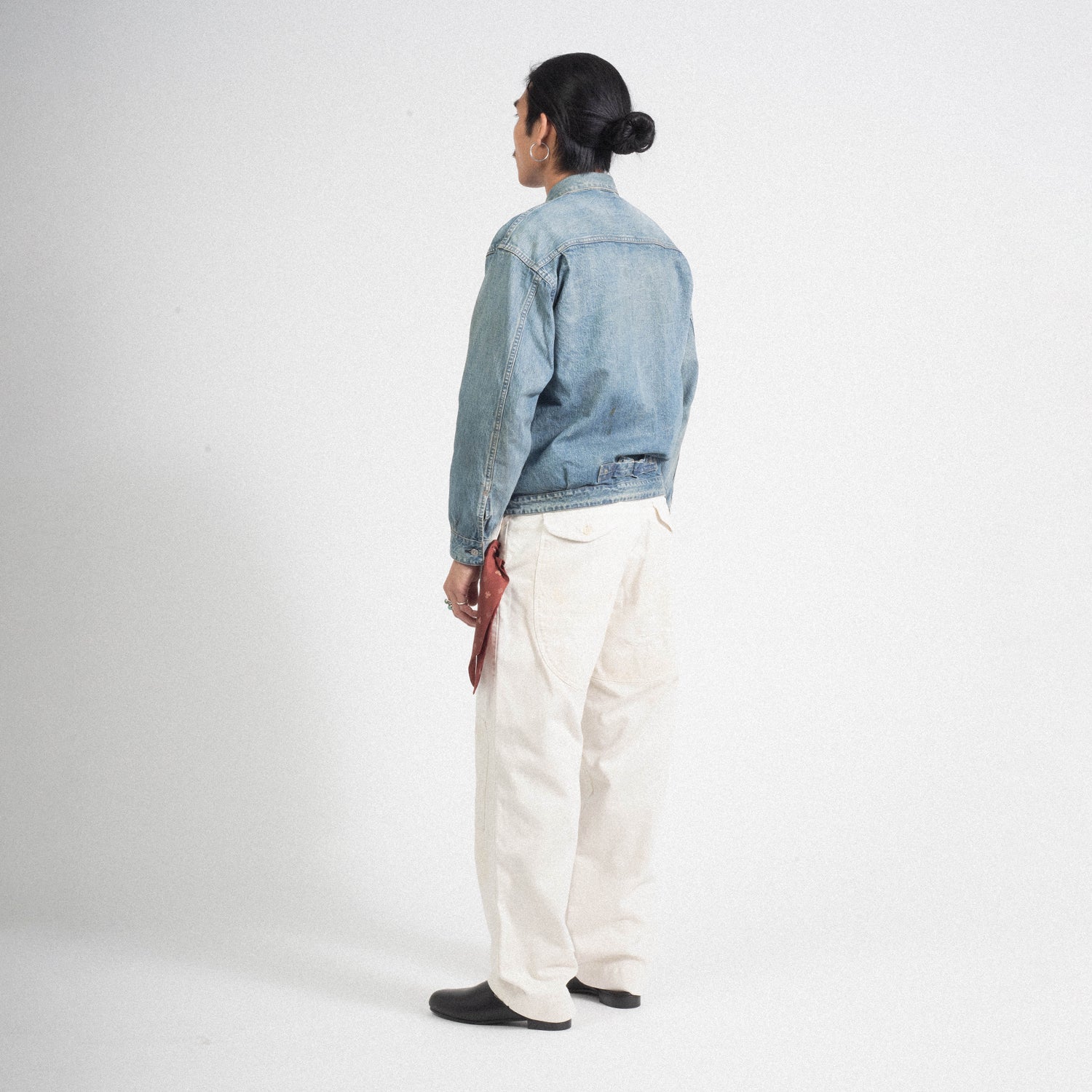 OLD JOE] PADED BACK ROVER TROUSER SCAR FACE _ BONE