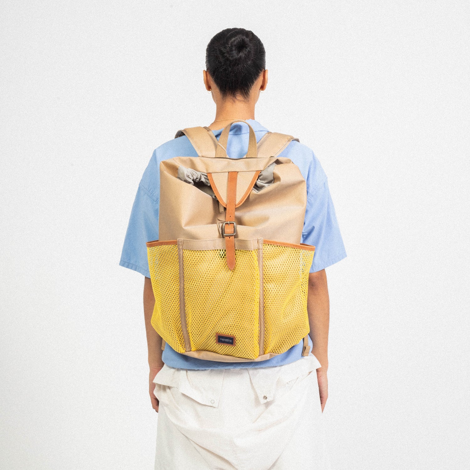 [NANAMICA] WATER REPELLENT BACK PACK _ BEIGE