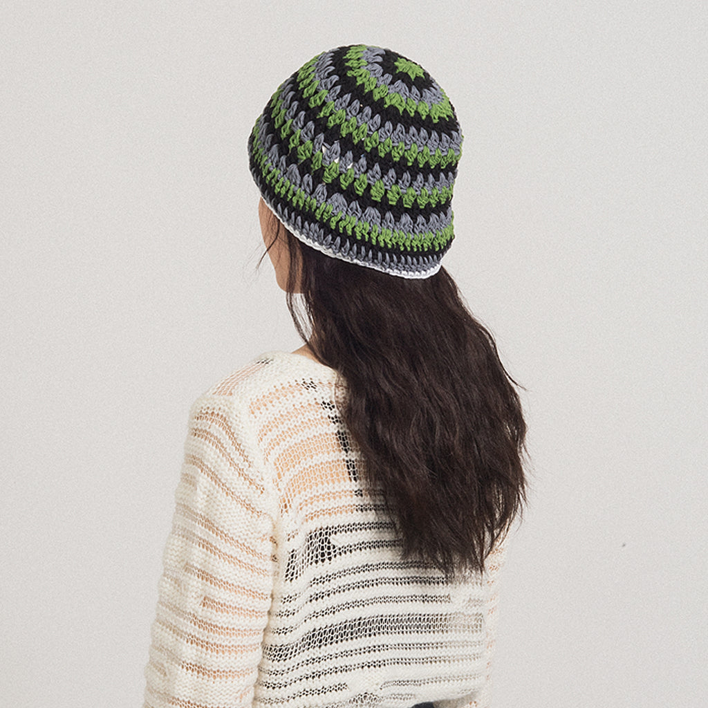 [MISU A BARBE] MEADOW BUCKET _ MOSS