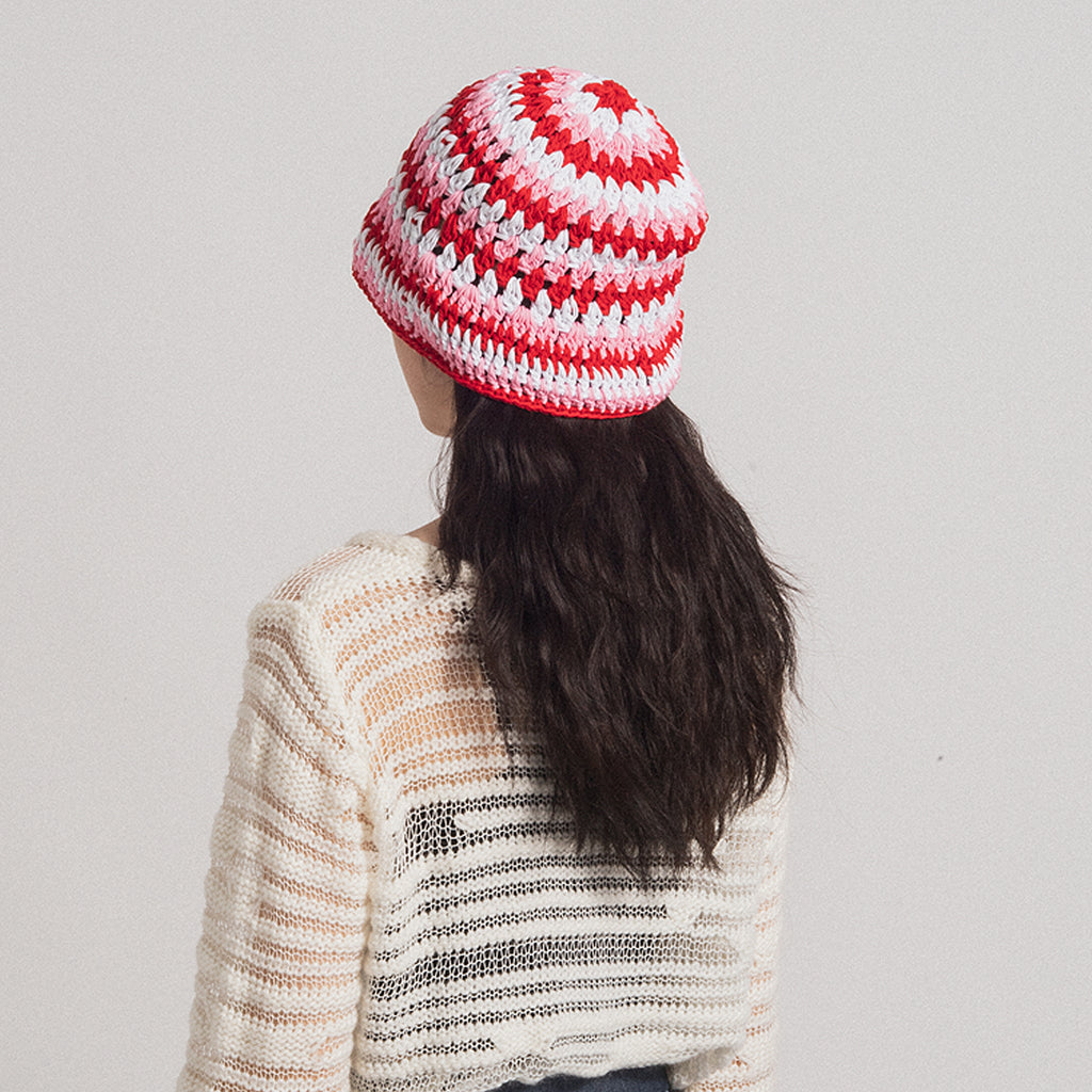 [MISU A BARBE] MEADOW BUCKET _ RED